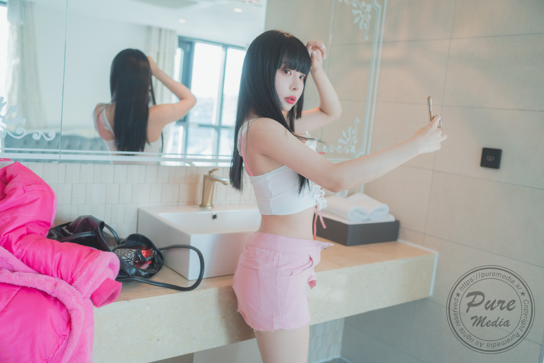 Song Mina 송민아, [PURE MEDIA] Vol.268 Lovely Gyaru Set.01の写真 12