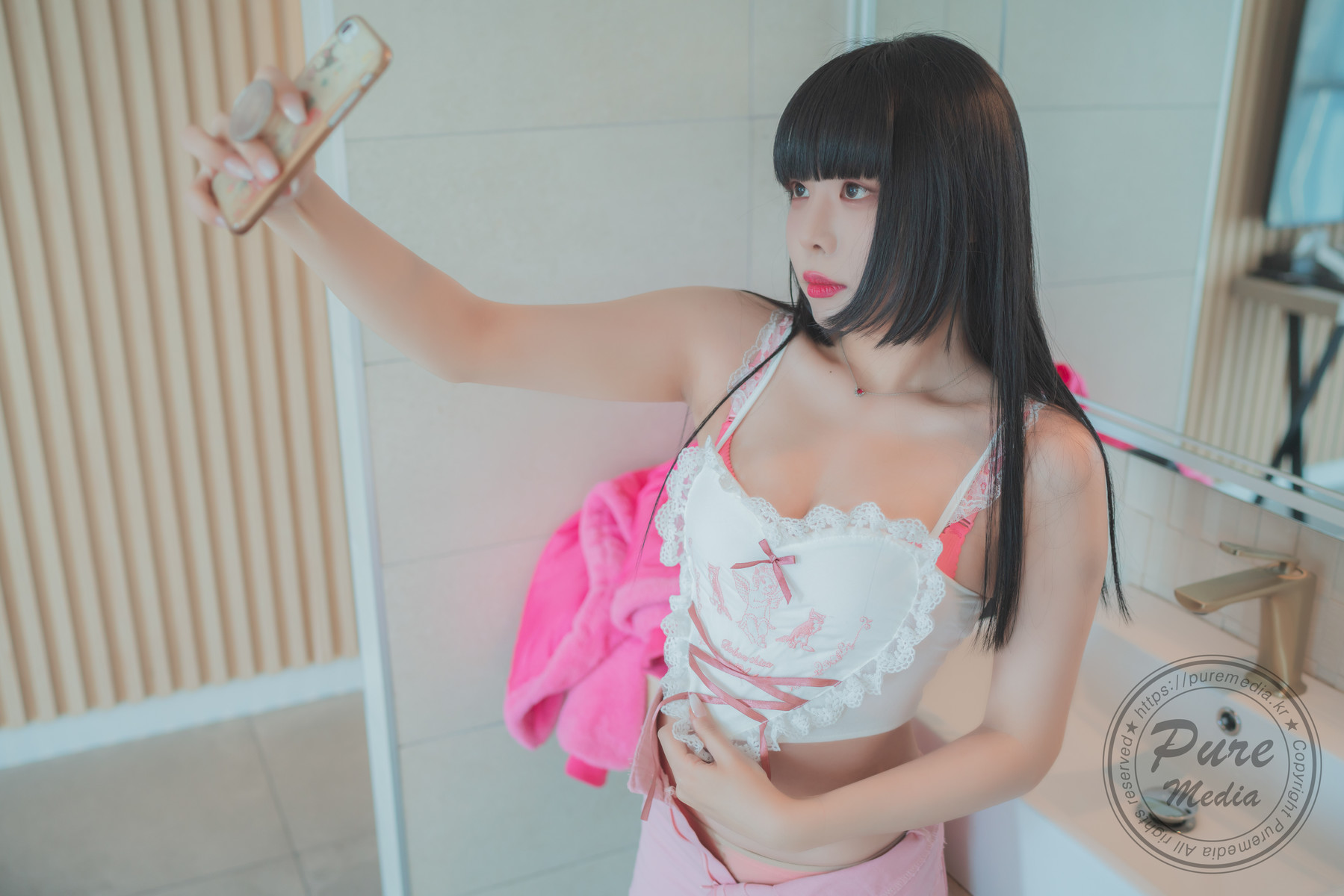 Song Mina 송민아, [PURE MEDIA] Vol.268 Lovely Gyaru Set.01の写真 13