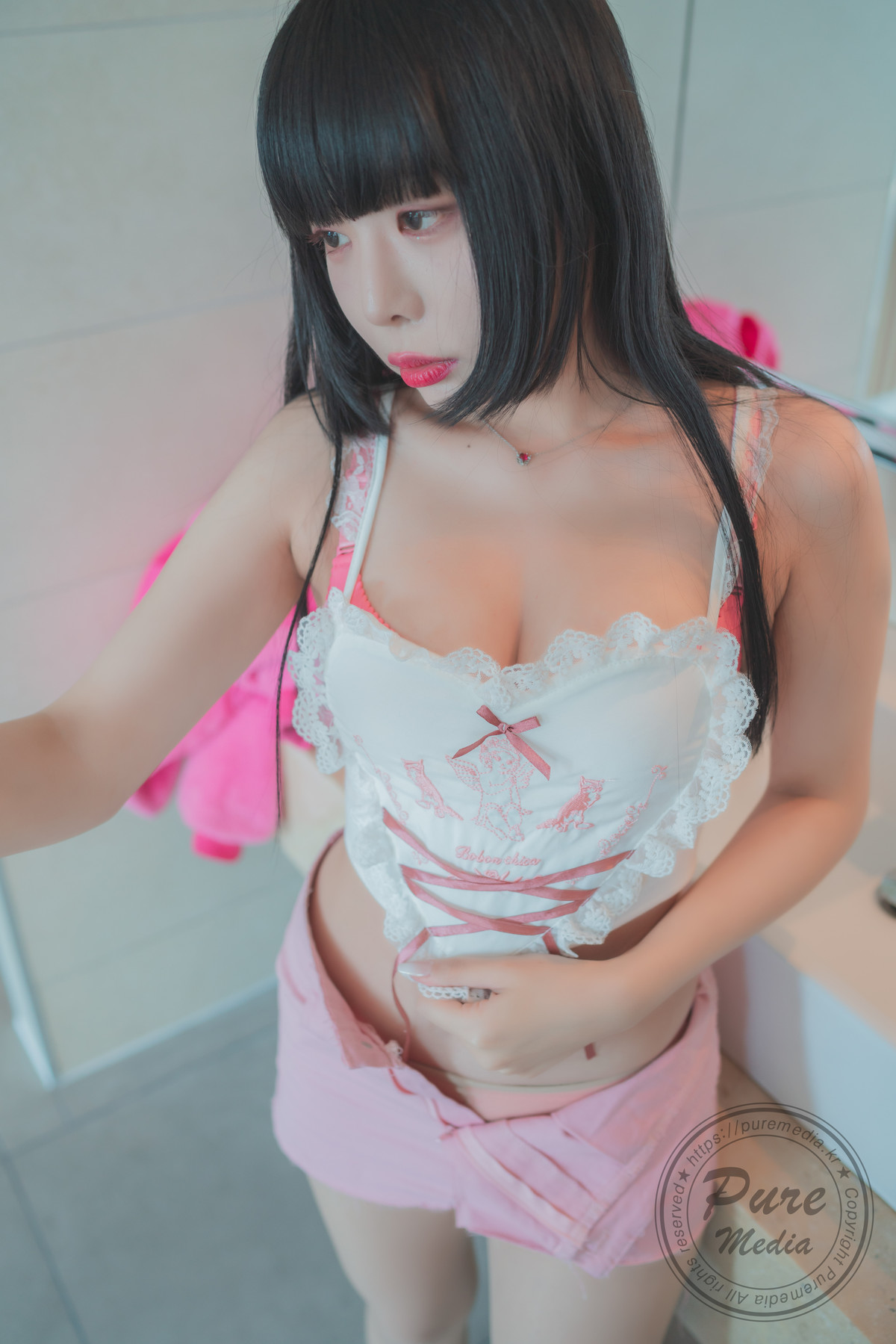 Song Mina 송민아, [PURE MEDIA] Vol.268 Lovely Gyaru Set.01の写真 14
