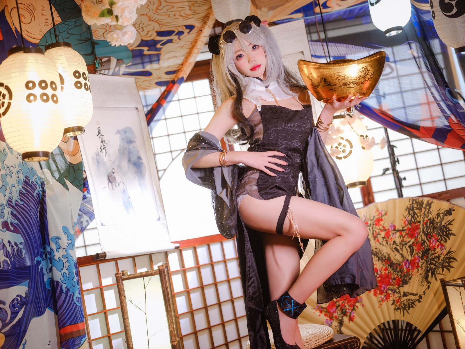 Cosplay 黏黏团子兔 床上护士の写真 20
