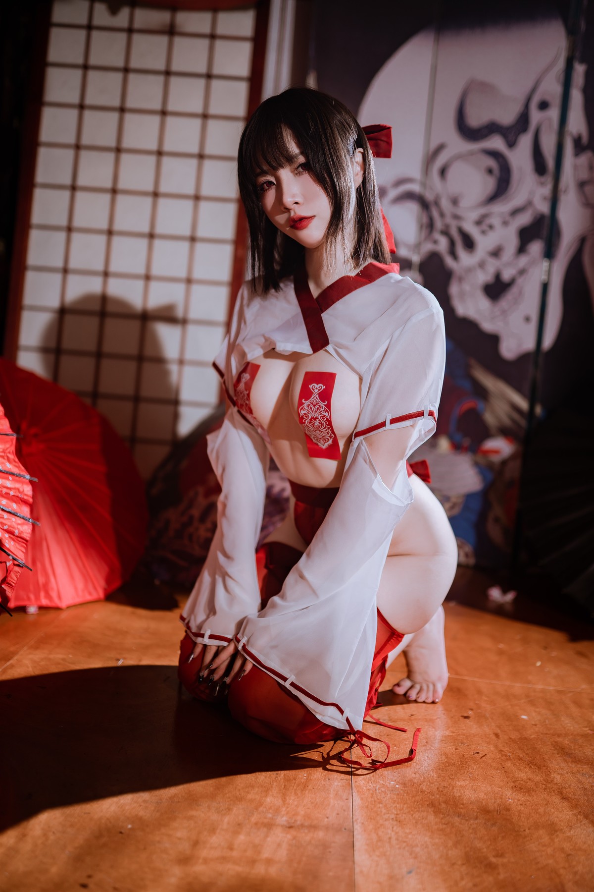 Cosplay 二佐Nisa 私房巫女の写真 3
