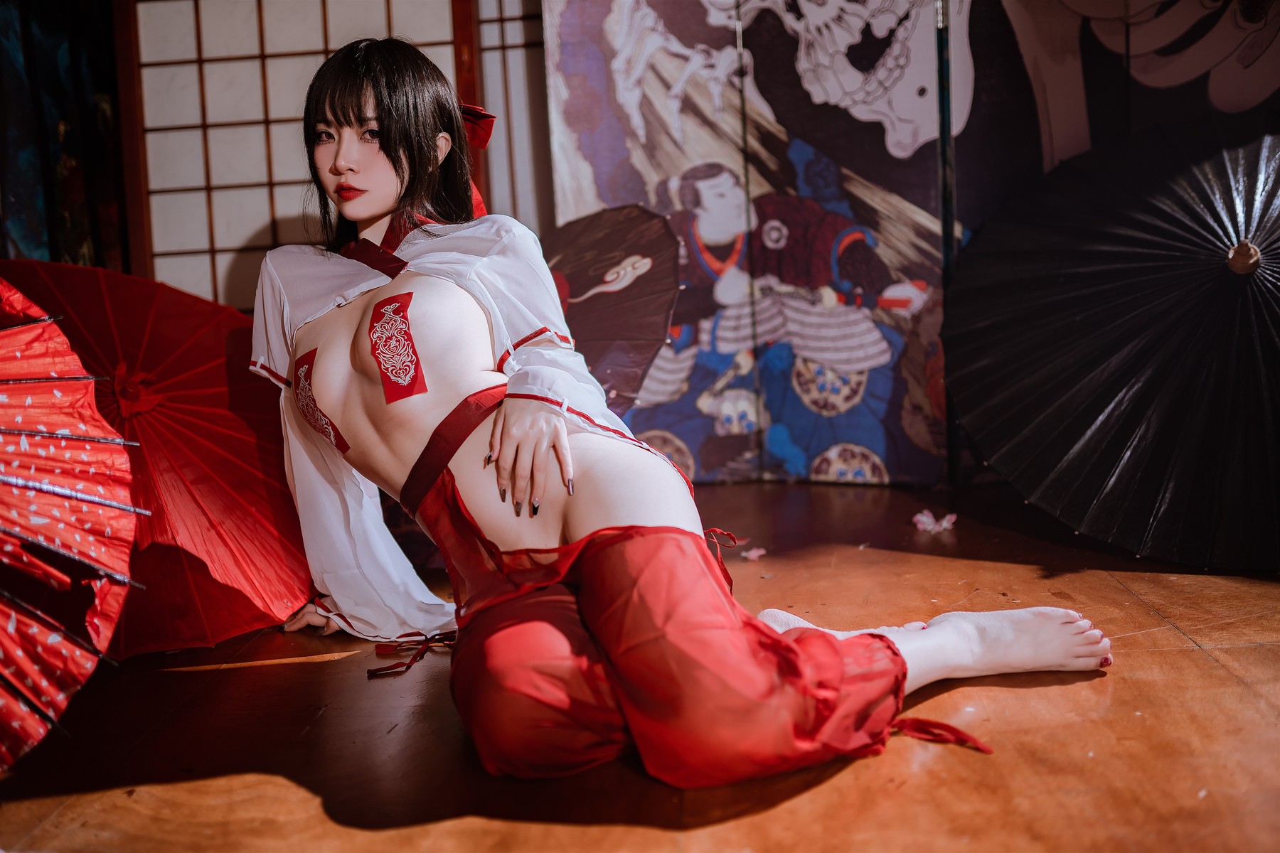 Cosplay 二佐Nisa 私房巫女の写真 5