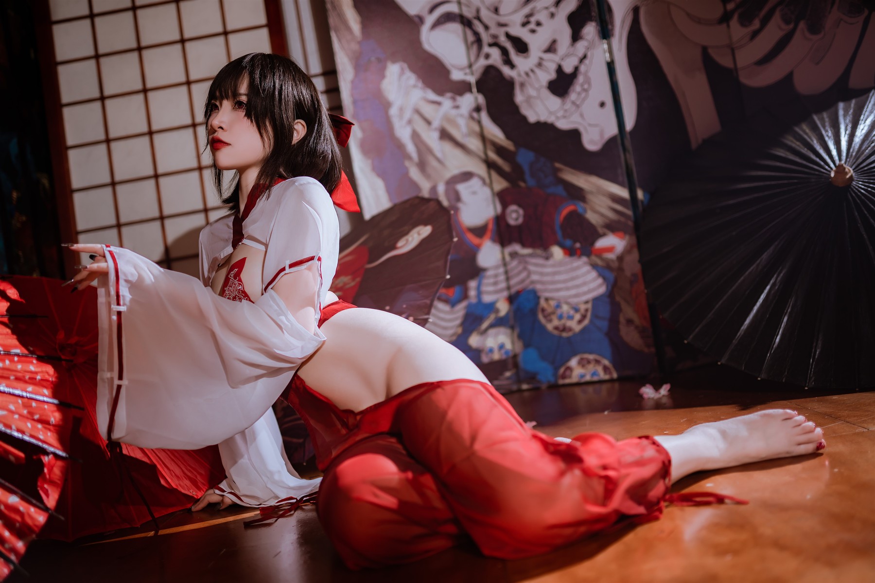 Cosplay 二佐Nisa 私房巫女の写真 6