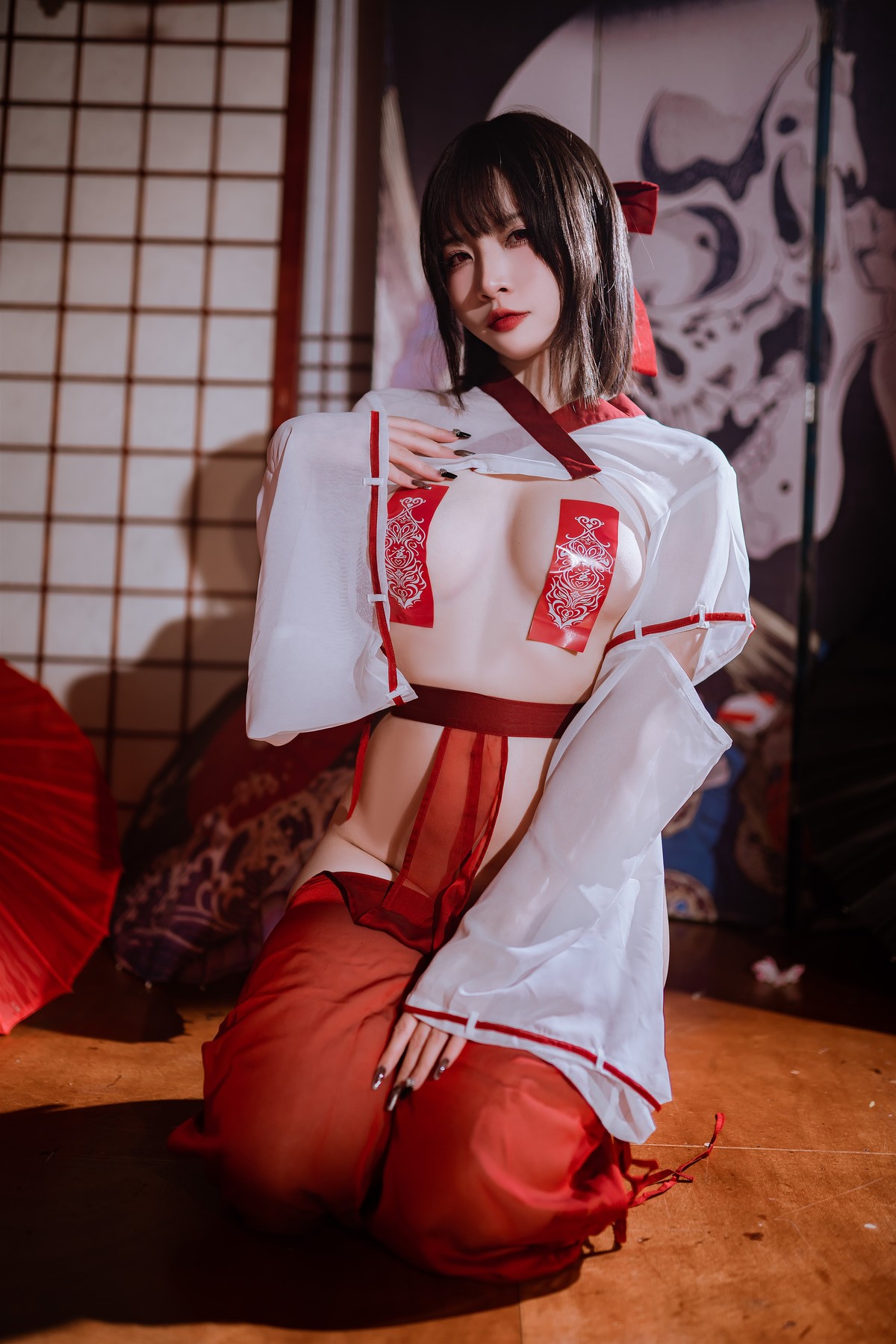 Cosplay 二佐Nisa 私房巫女の写真 10