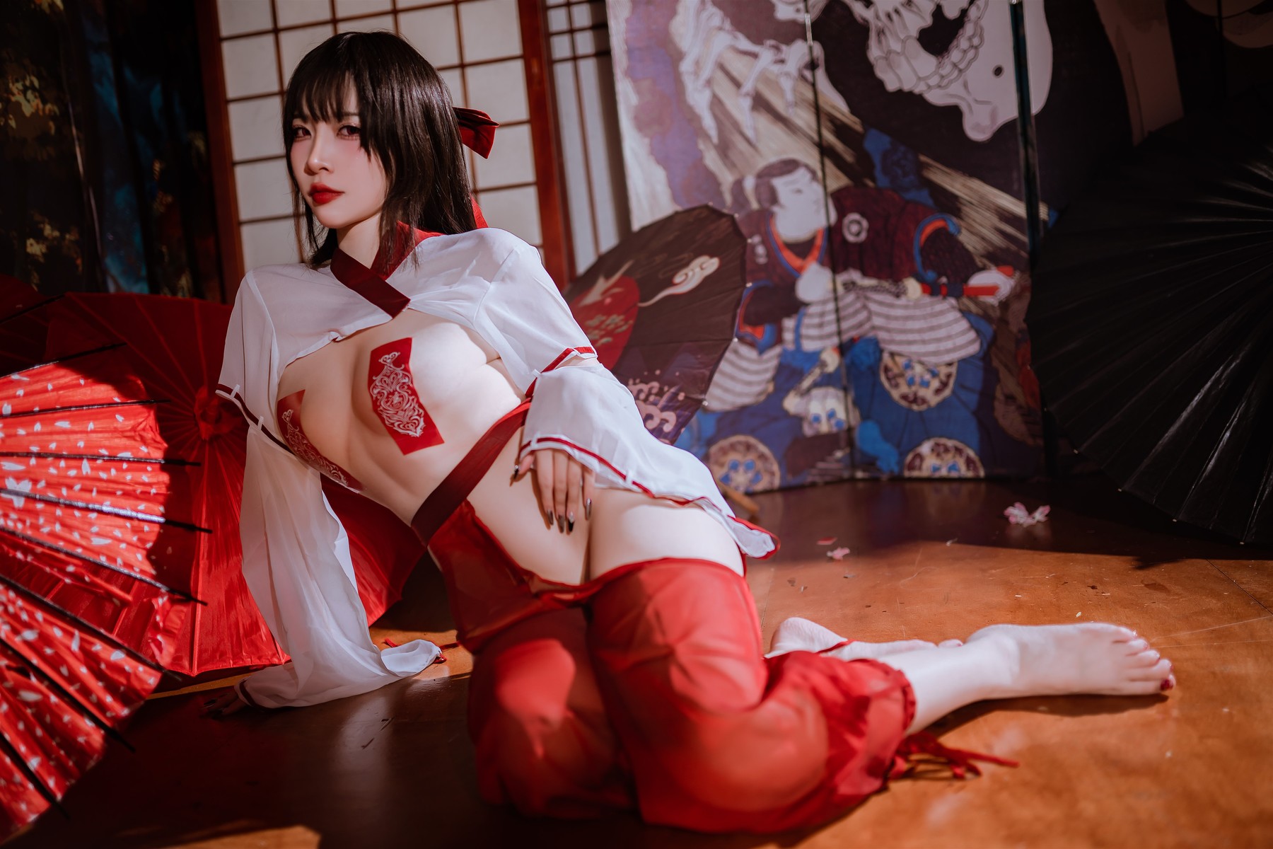 Cosplay 二佐Nisa 私房巫女の写真 13