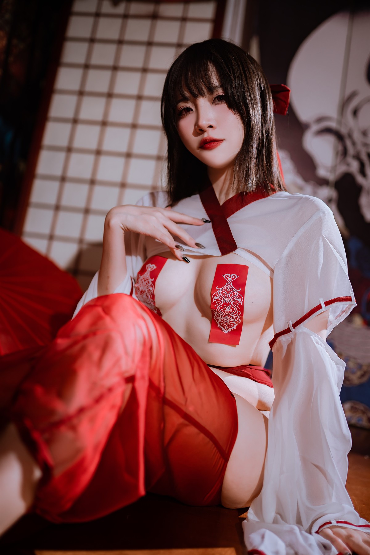 Cosplay 二佐Nisa 私房巫女の写真 15