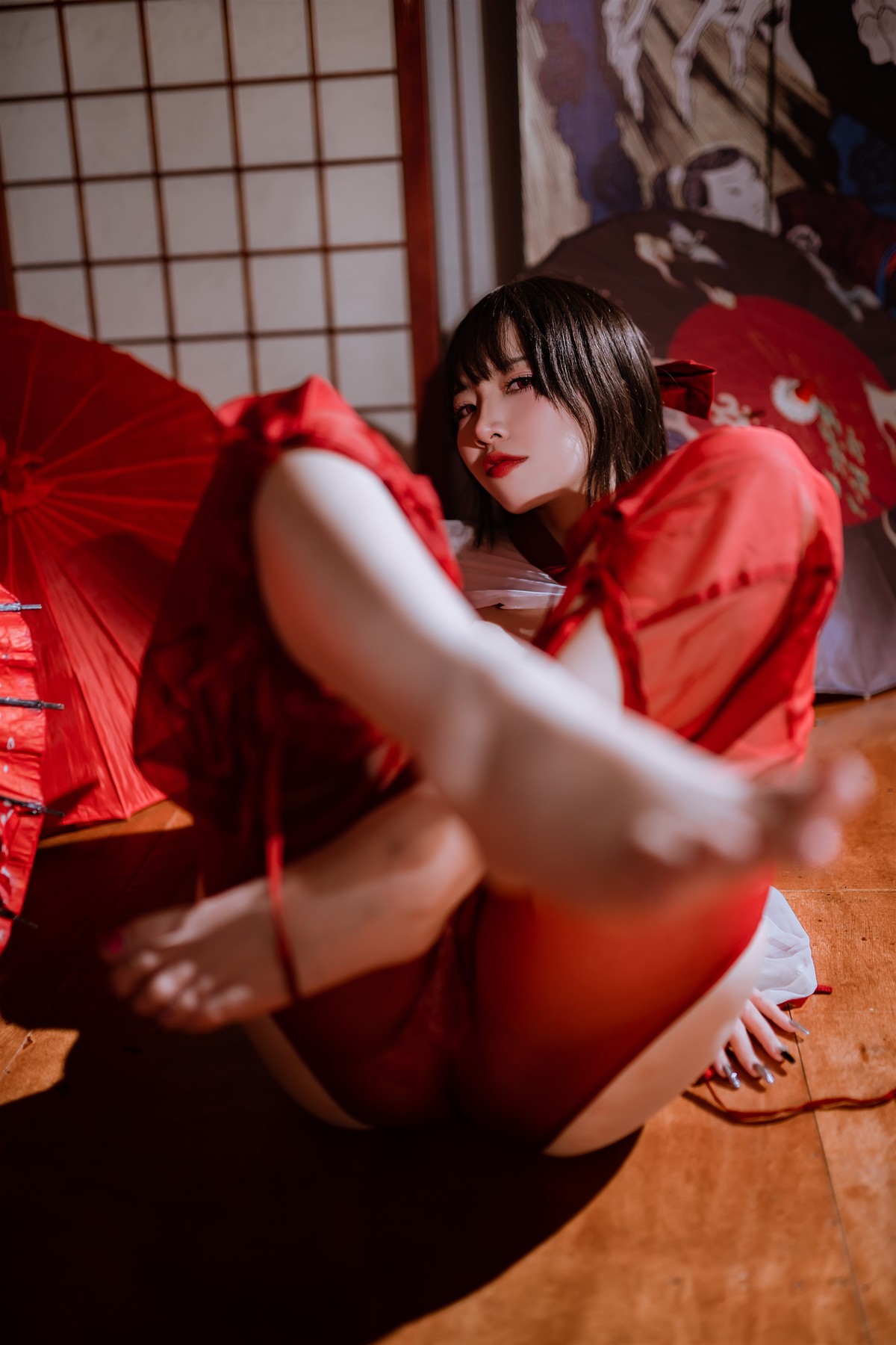Cosplay 二佐Nisa 私房巫女の写真 21