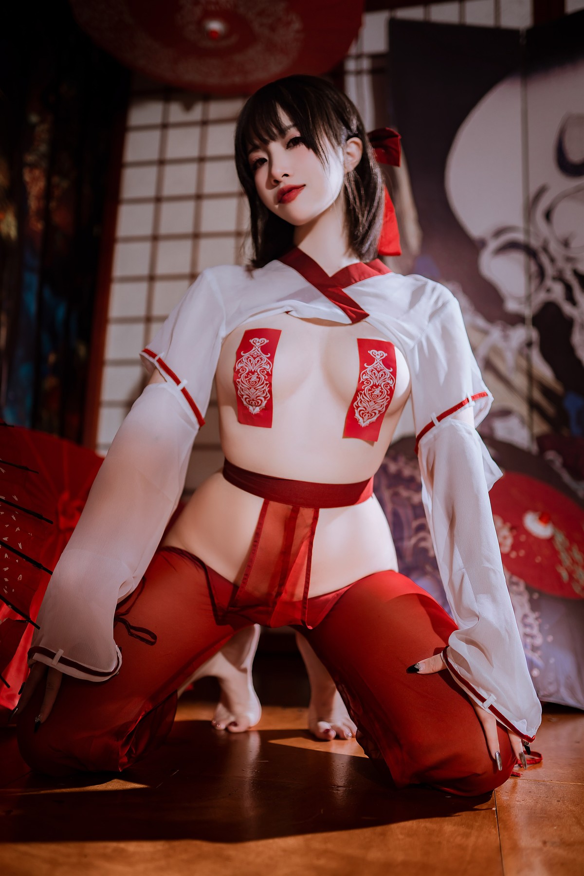 Cosplay 二佐Nisa 私房巫女の写真 26
