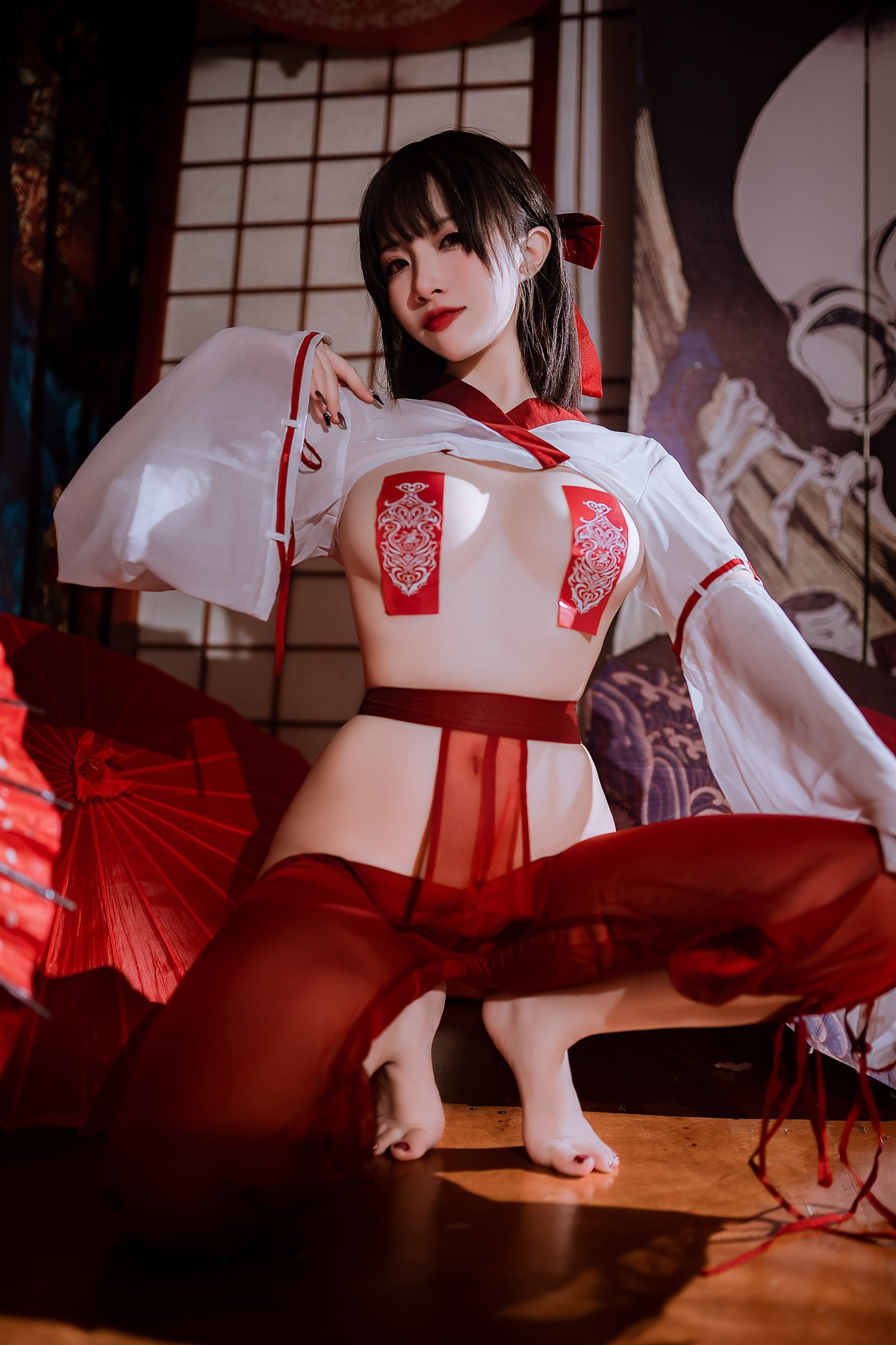 Cosplay 二佐Nisa 私房巫女の写真 27