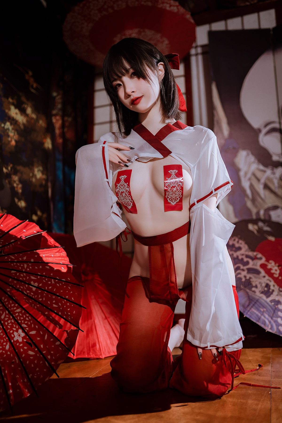 Cosplay 二佐Nisa 私房巫女の写真 28