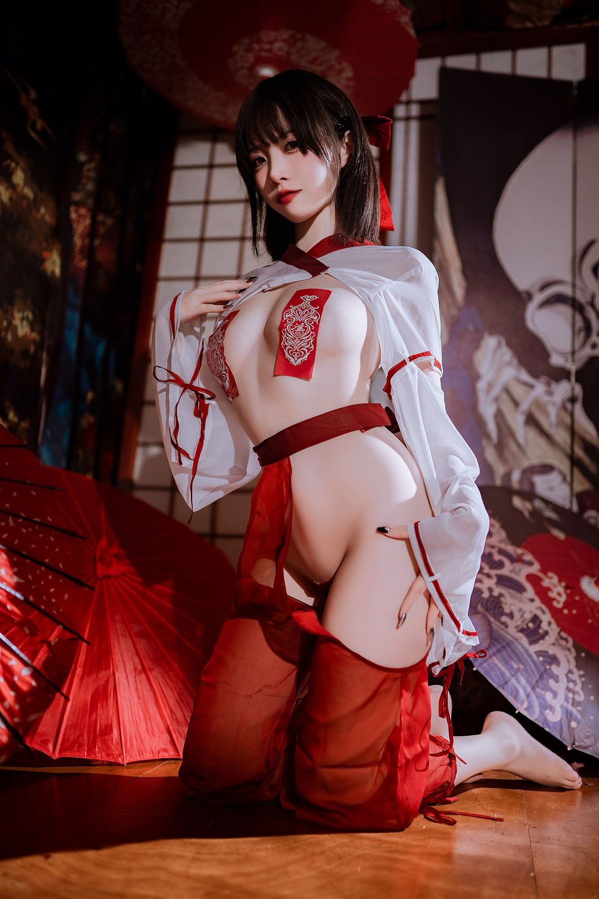 Cosplay 二佐Nisa 私房巫女の写真 30