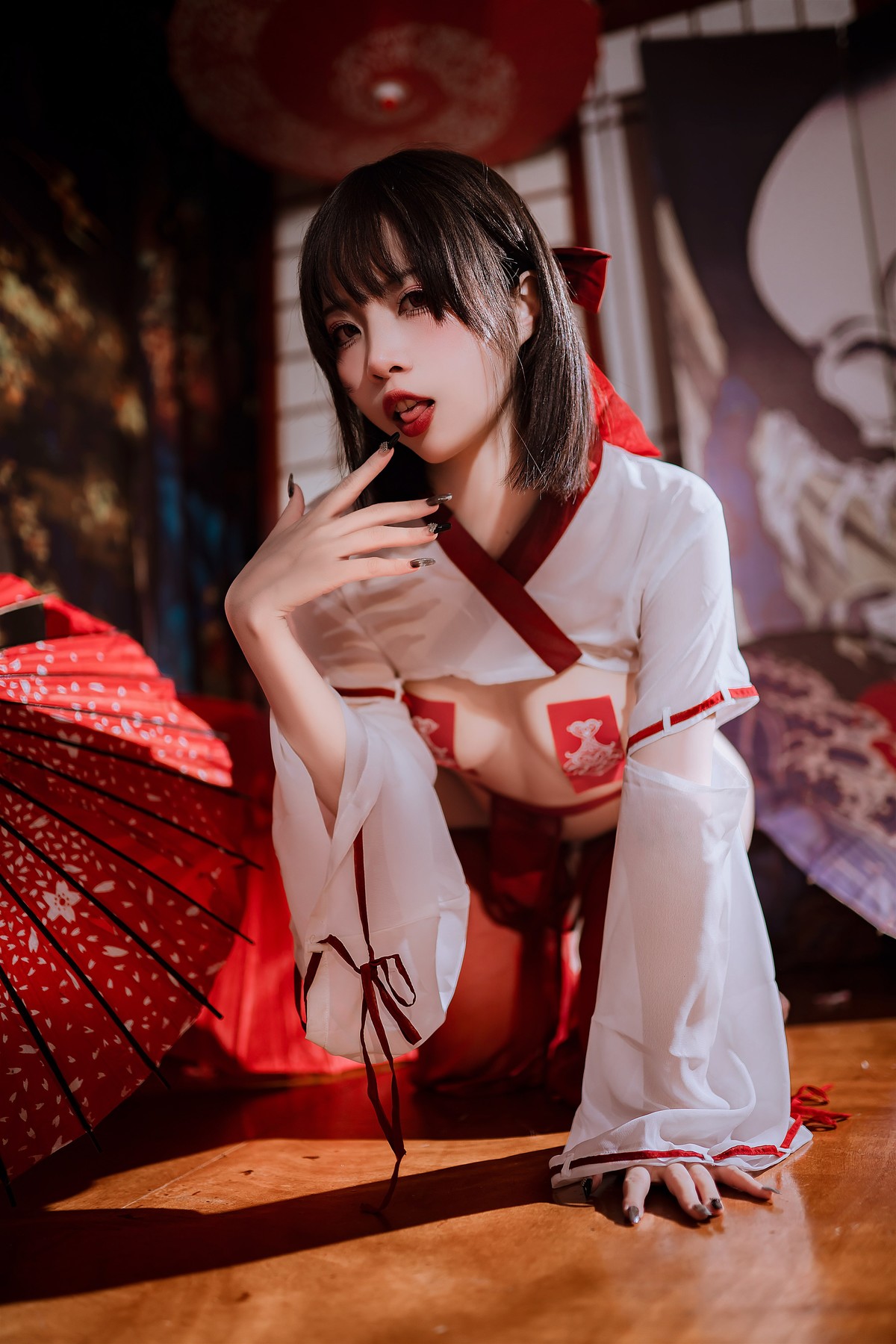 Cosplay 二佐Nisa 私房巫女の写真 33