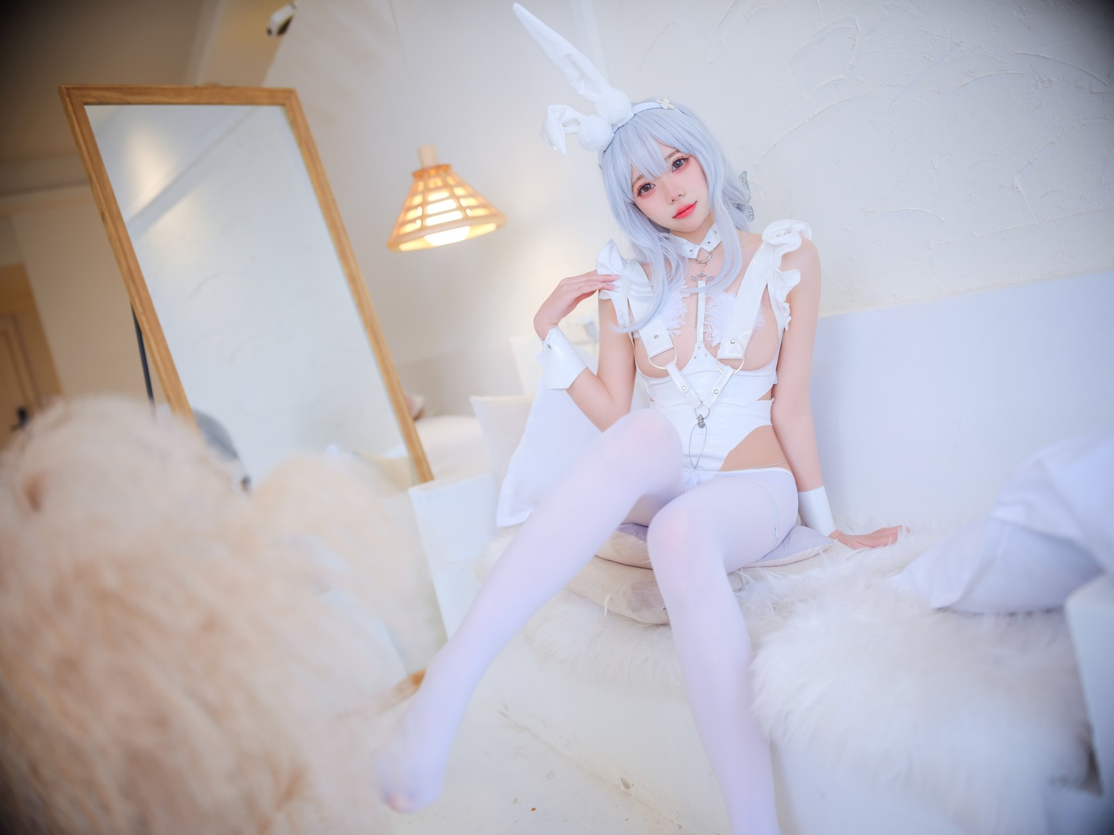 Cosplay 黏黏团子兔 恶毒兔女郎の写真 6