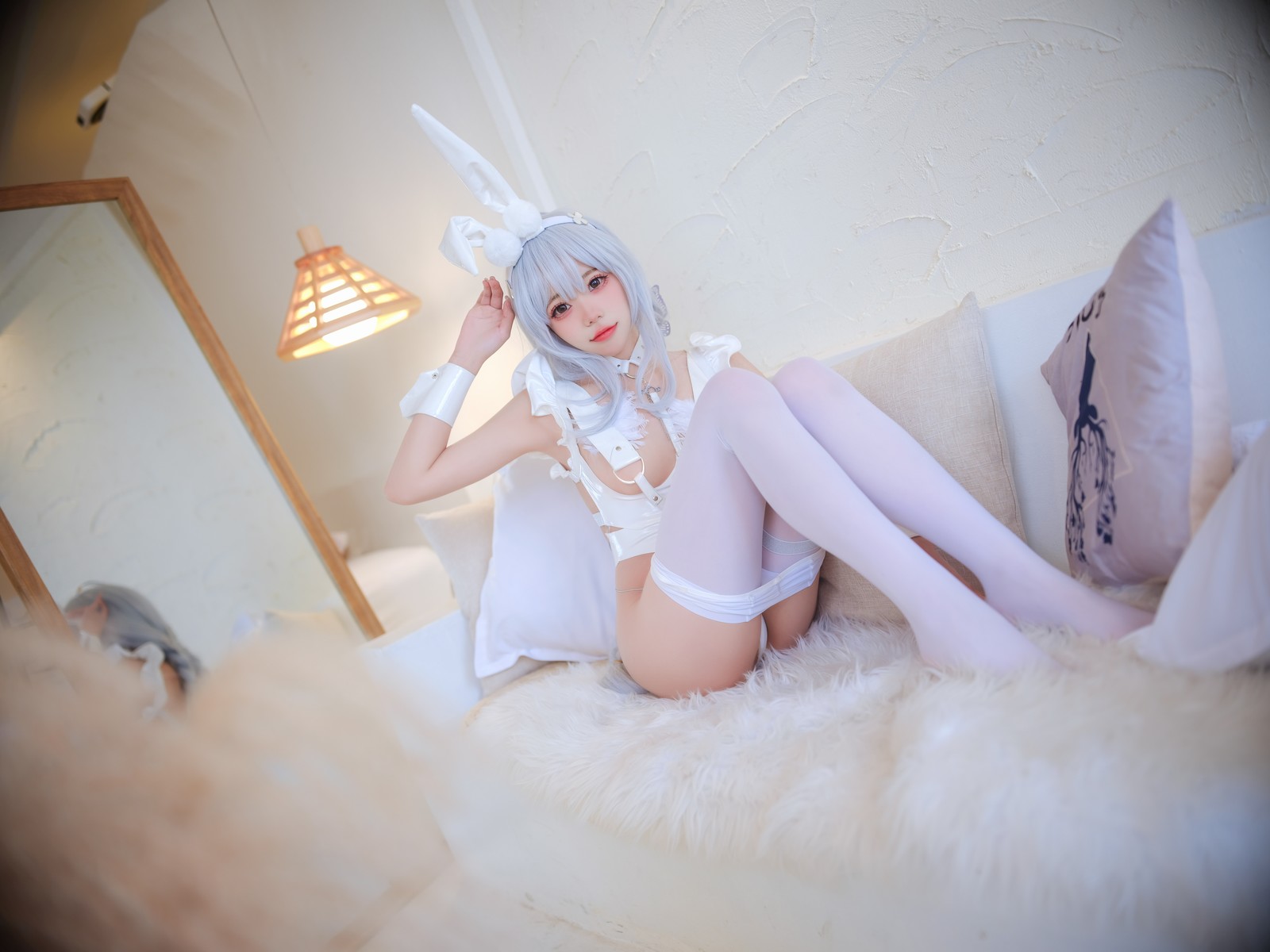 Cosplay 黏黏团子兔 恶毒兔女郎の写真 8