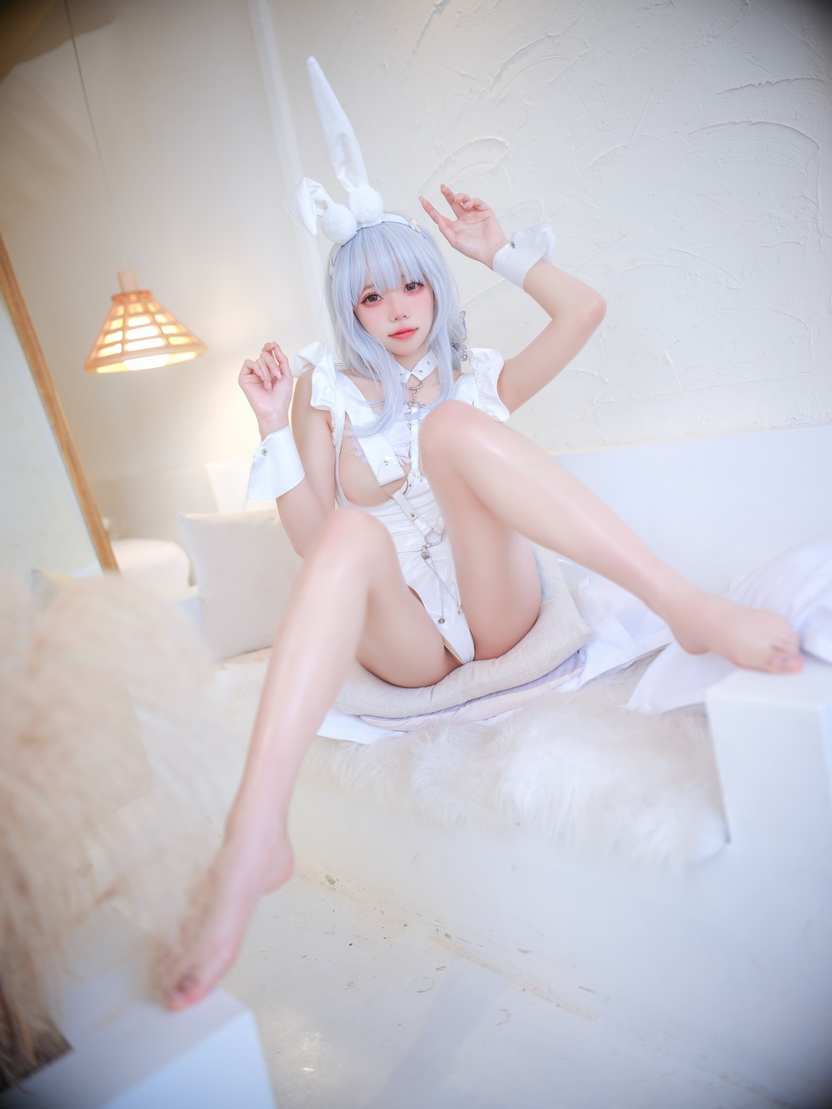 Cosplay 黏黏团子兔 恶毒兔女郎の写真 12