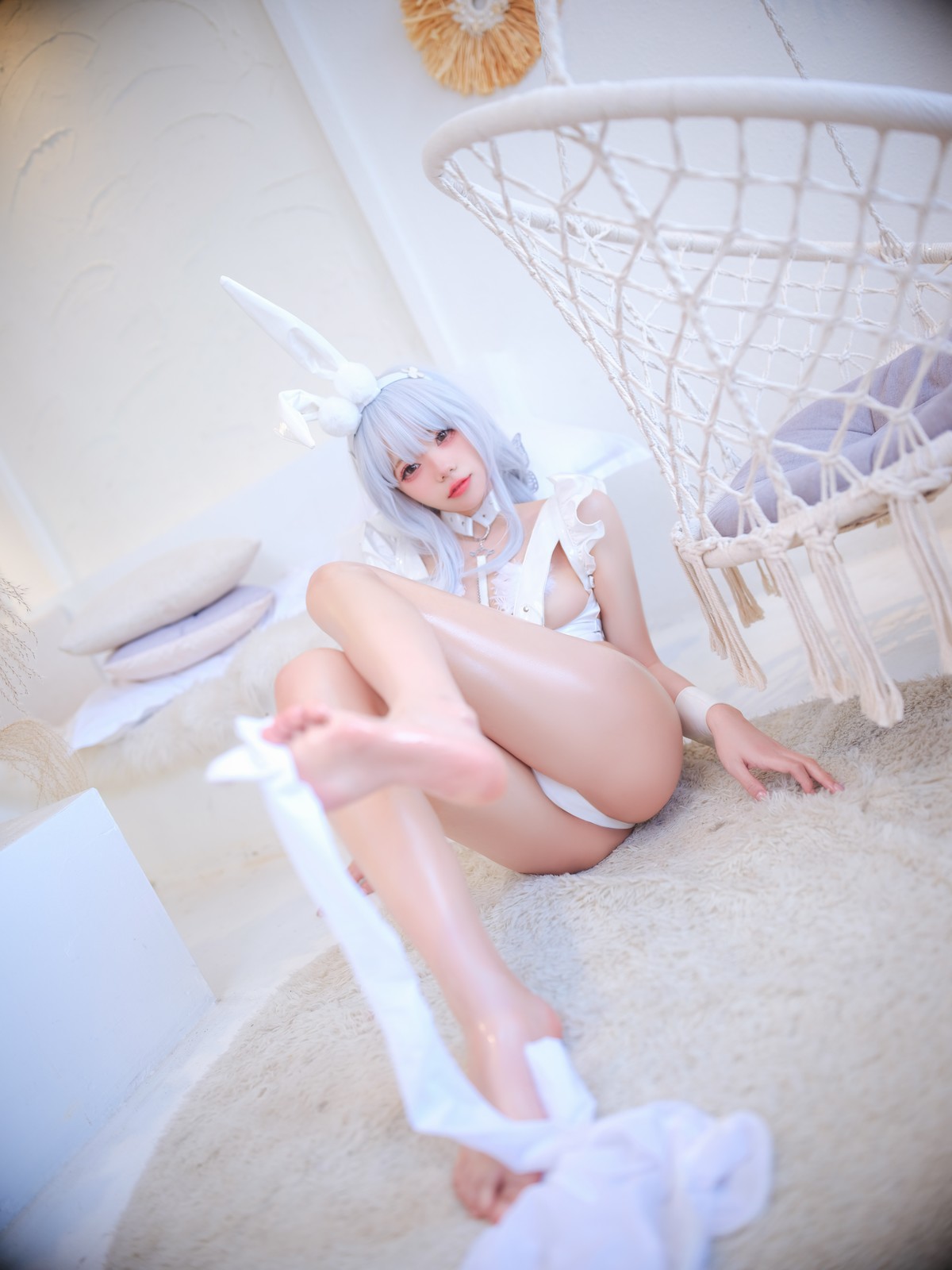 Cosplay 黏黏团子兔 恶毒兔女郎の写真 17