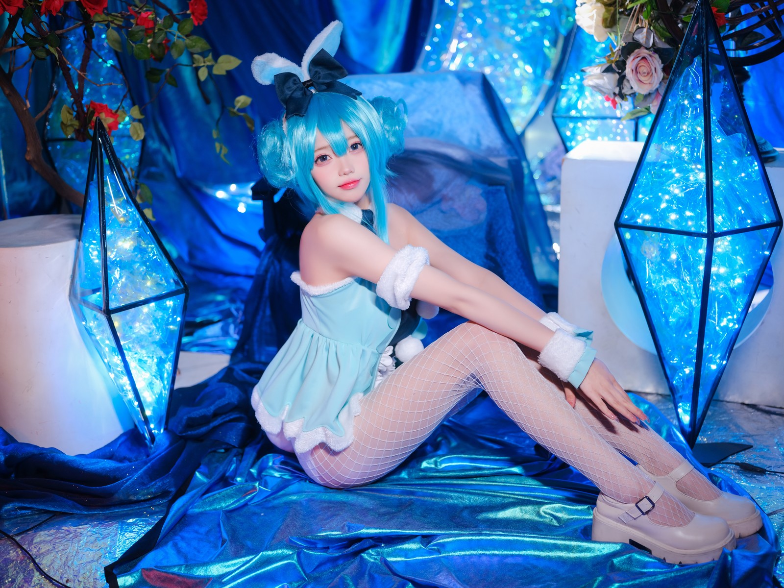 Cosplay 黏黏团子兔 恶毒兔女郎の写真 24