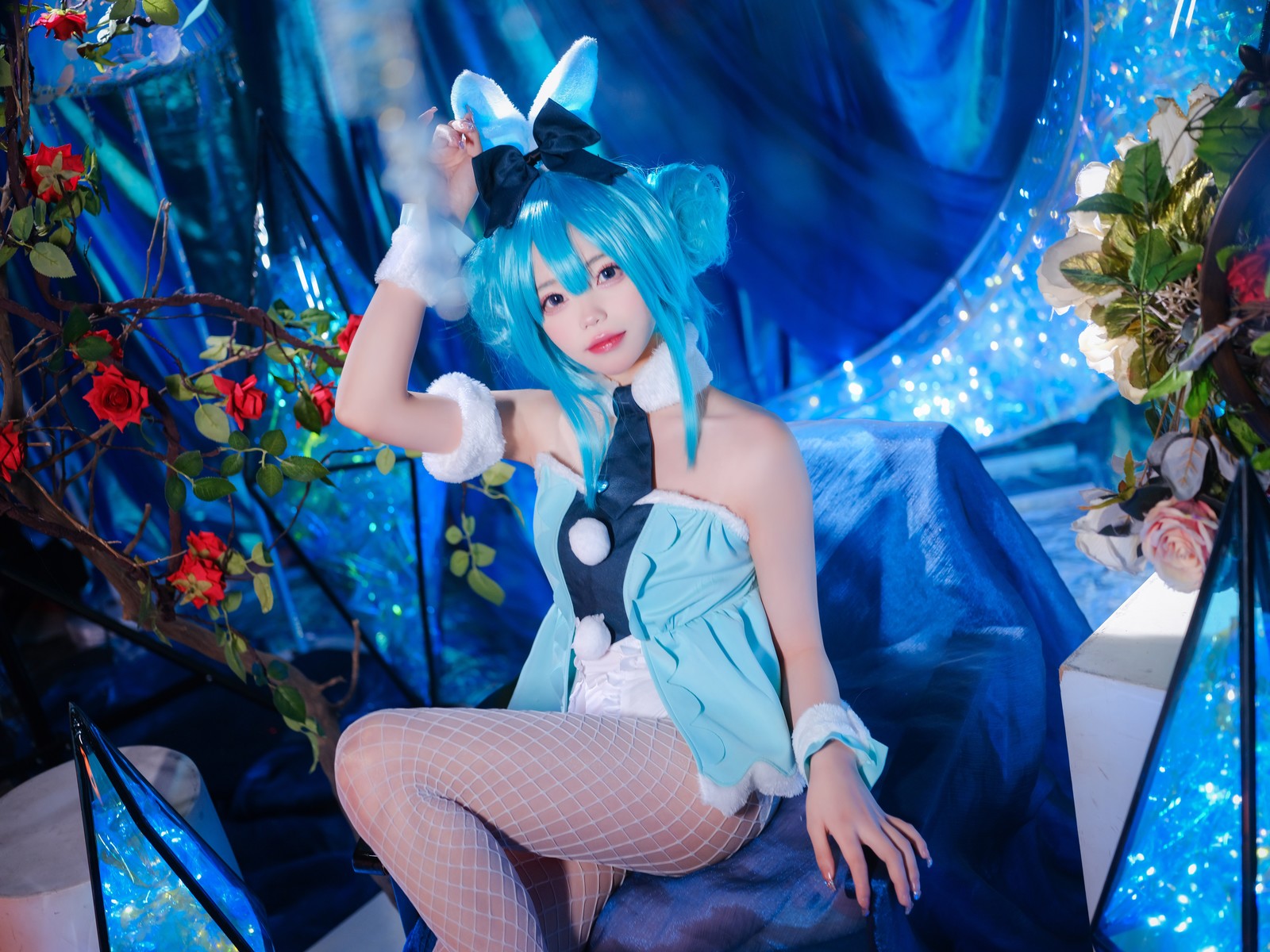 Cosplay 黏黏团子兔 恶毒兔女郎の写真 25