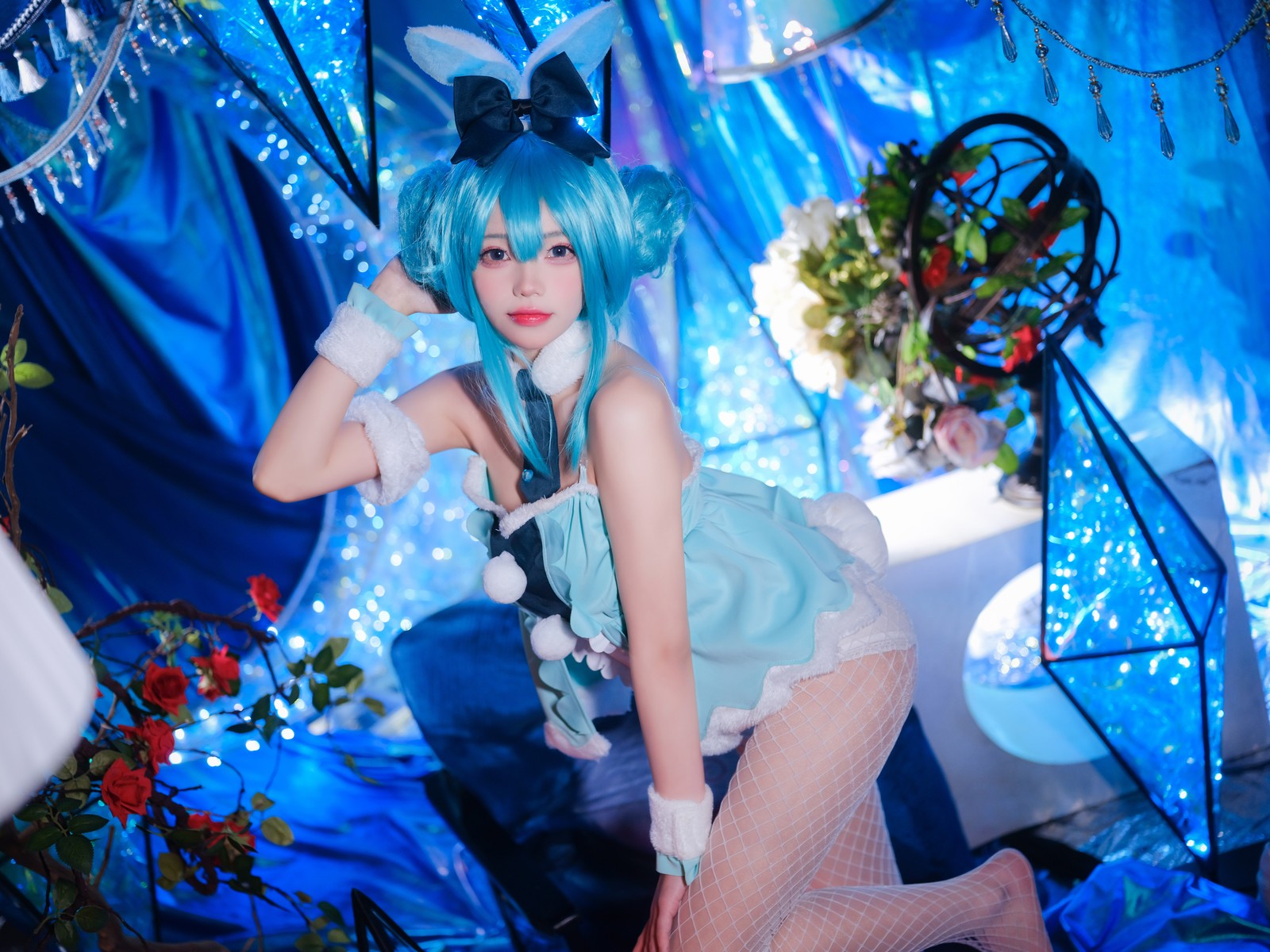 Cosplay 黏黏团子兔 恶毒兔女郎の写真 26