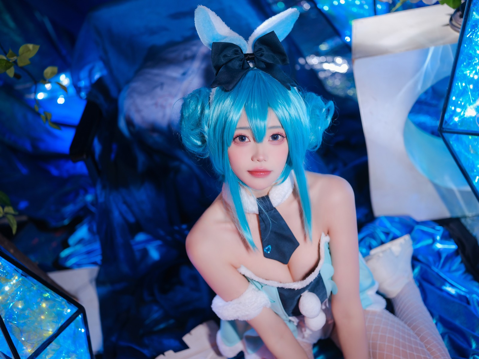 Cosplay 黏黏团子兔 恶毒兔女郎の写真 28