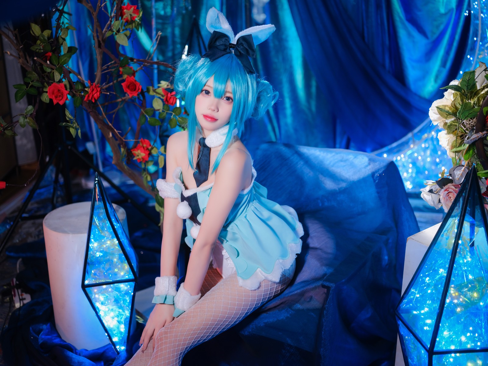 Cosplay 黏黏团子兔 恶毒兔女郎の写真 29