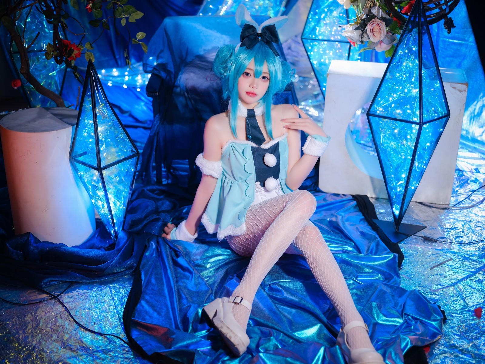 Cosplay 黏黏团子兔 恶毒兔女郎の写真 30