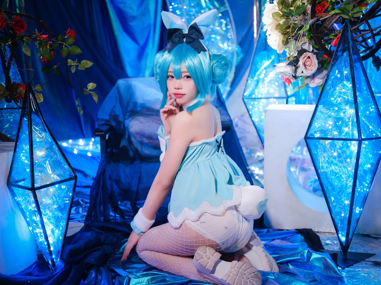 Cosplay 黏黏团子兔 恶毒兔女郎の写真 32