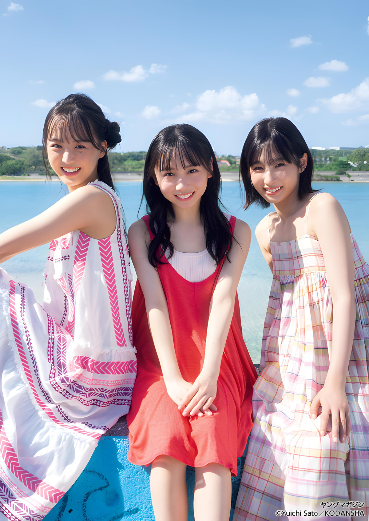 立仙百佳 沖侑果 福田朱里, Young Magazine 2024 No.07 (ヤングマガジン 2024年7号)の写真 10