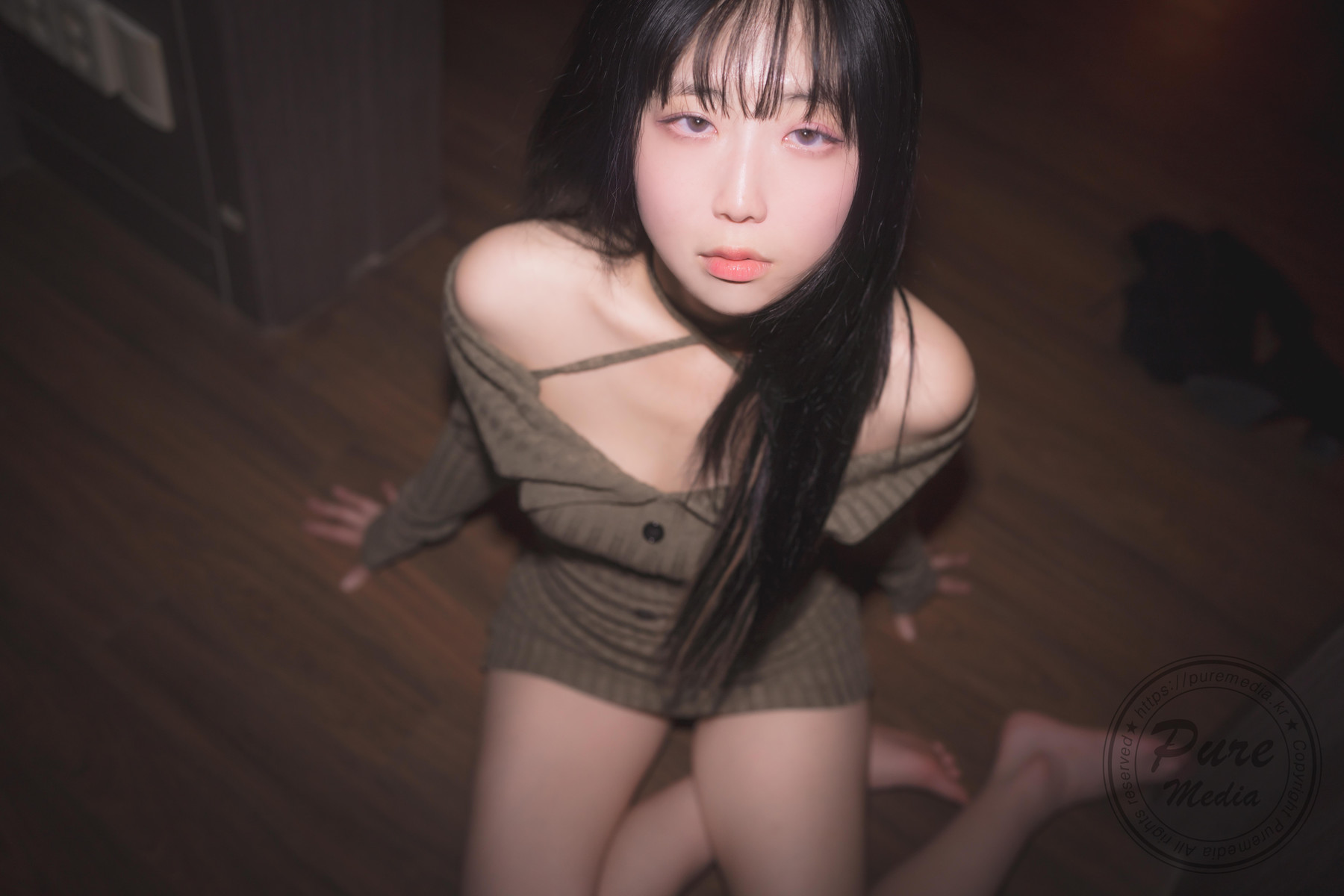 Hina 히나, [PURE MEDIA] Vol.267 Black Out Slutty Girl Set.02の写真 18