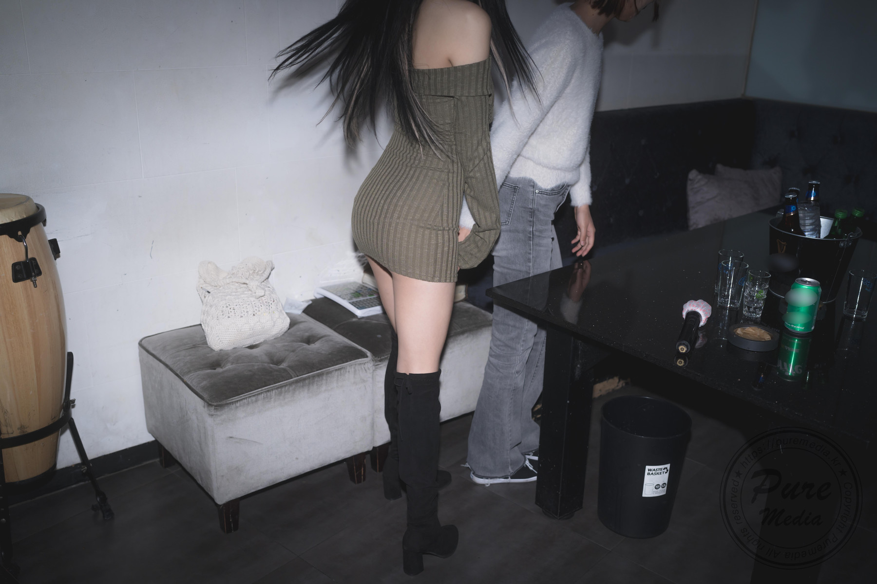 Hina 히나, [PURE MEDIA] Vol.267 Black Out Slutty Girl Set.03の写真 2