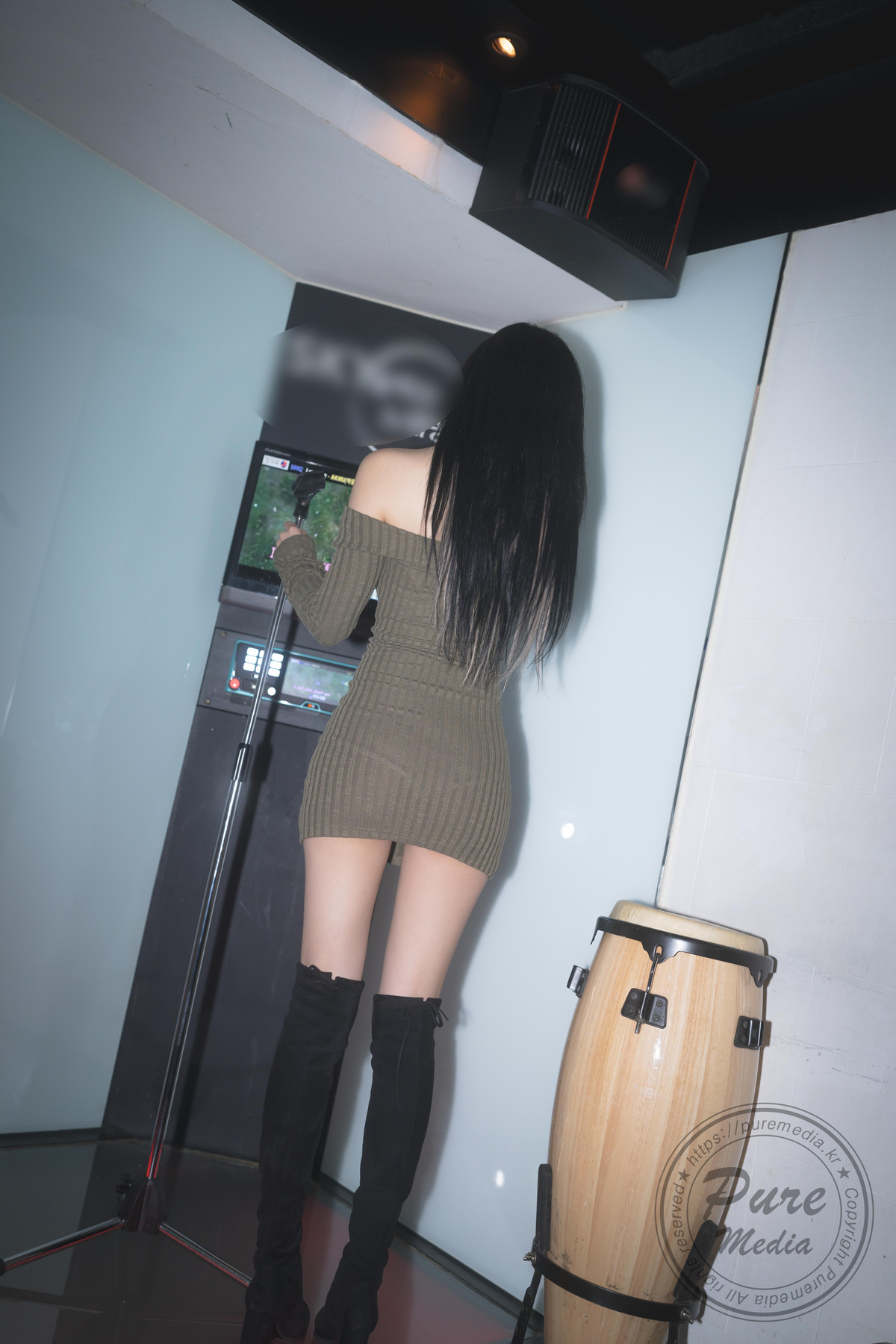 Hina 히나, [PURE MEDIA] Vol.267 Black Out Slutty Girl Set.03の写真 7
