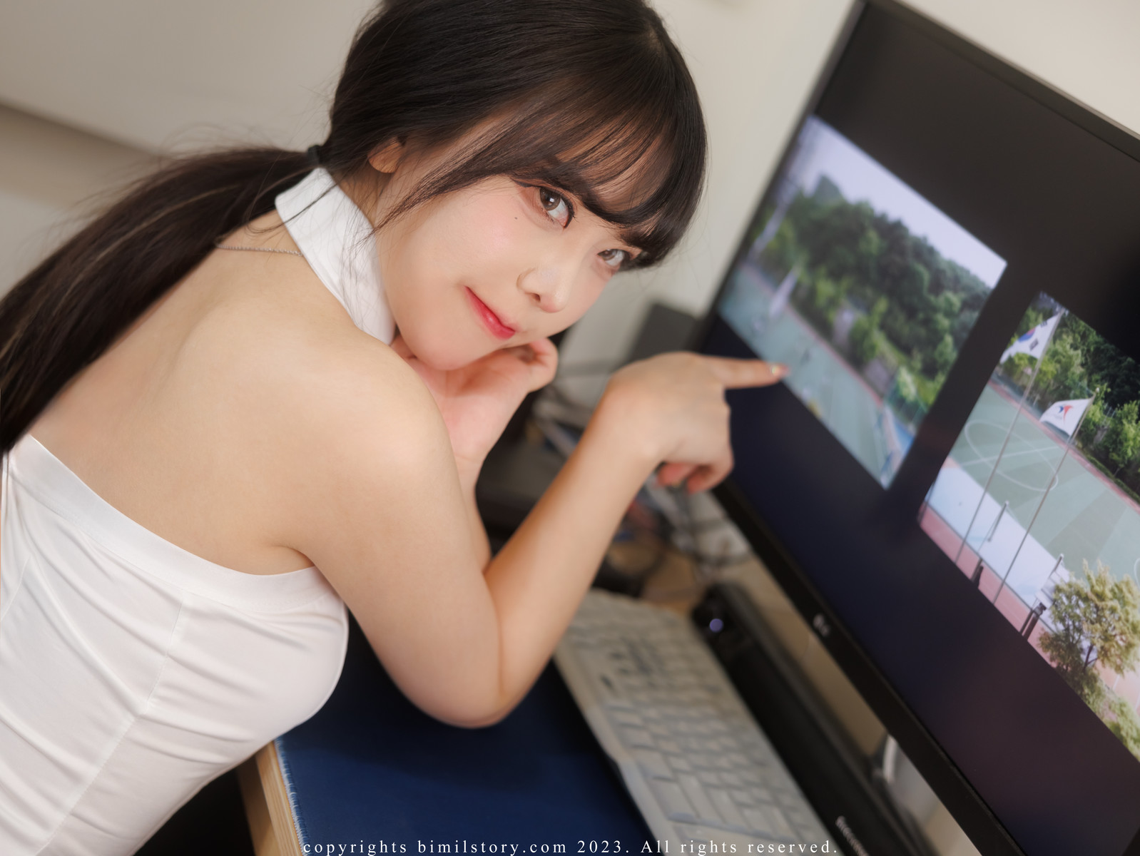 Zia 지아, [Bimilstory] Ero Teacher Ver At The Academy Set.02の写真 35
