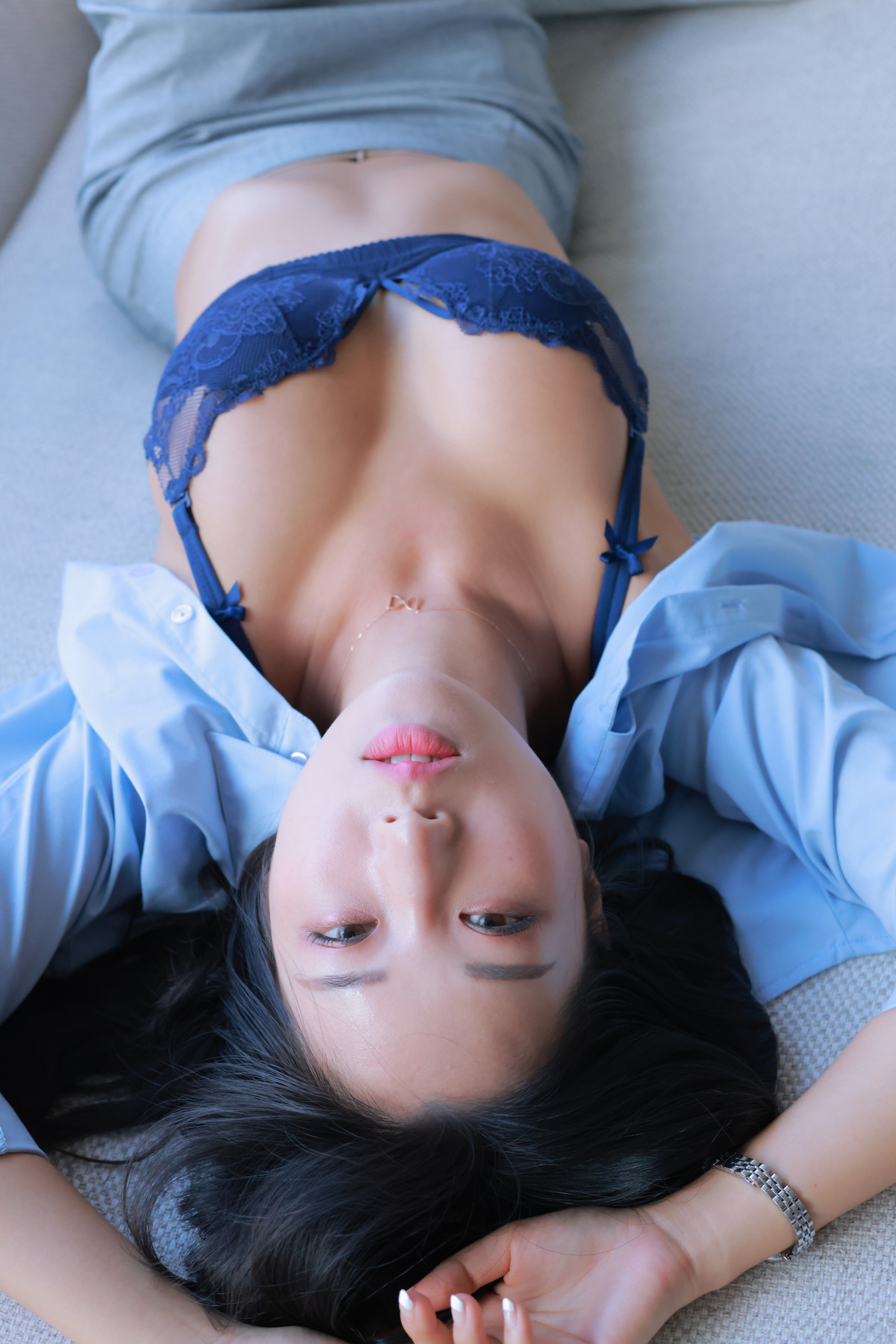 Coco 수민, [Patreon] Office Blue Set.01の写真 6