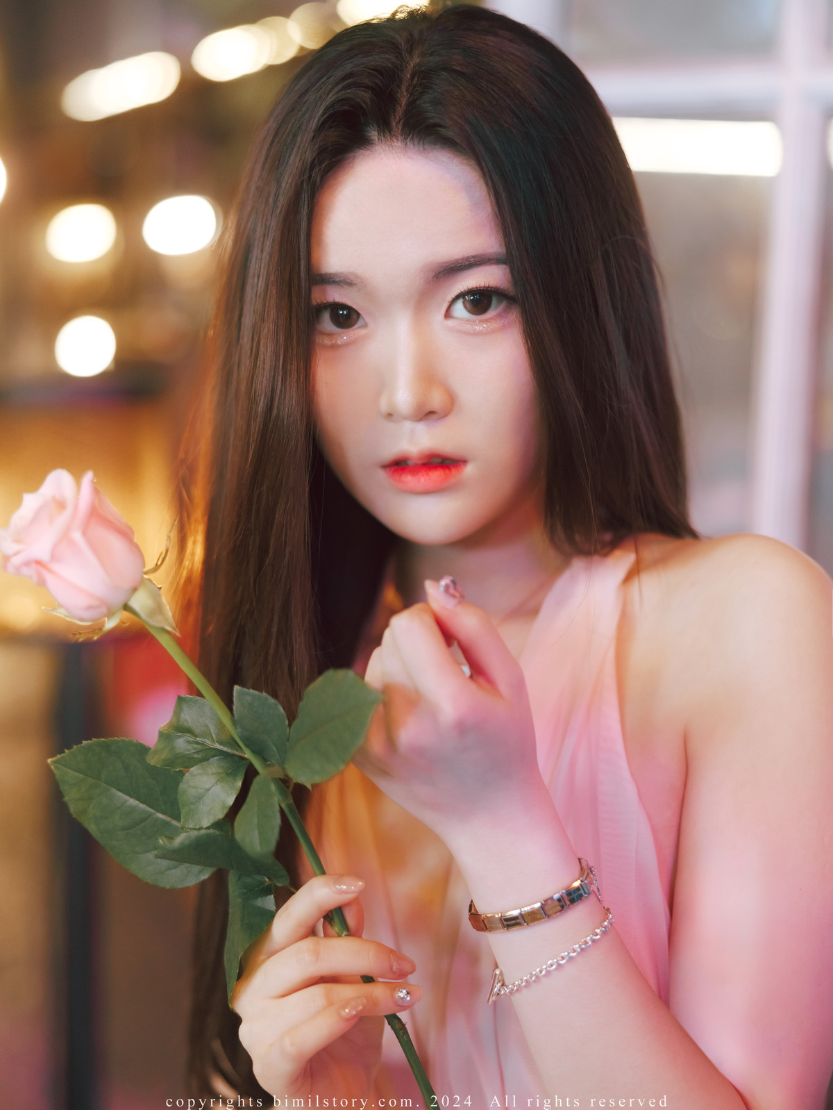 Hayun 하윤, [Bimilstory] Debut: flower in blossom Set.01の写真 28
