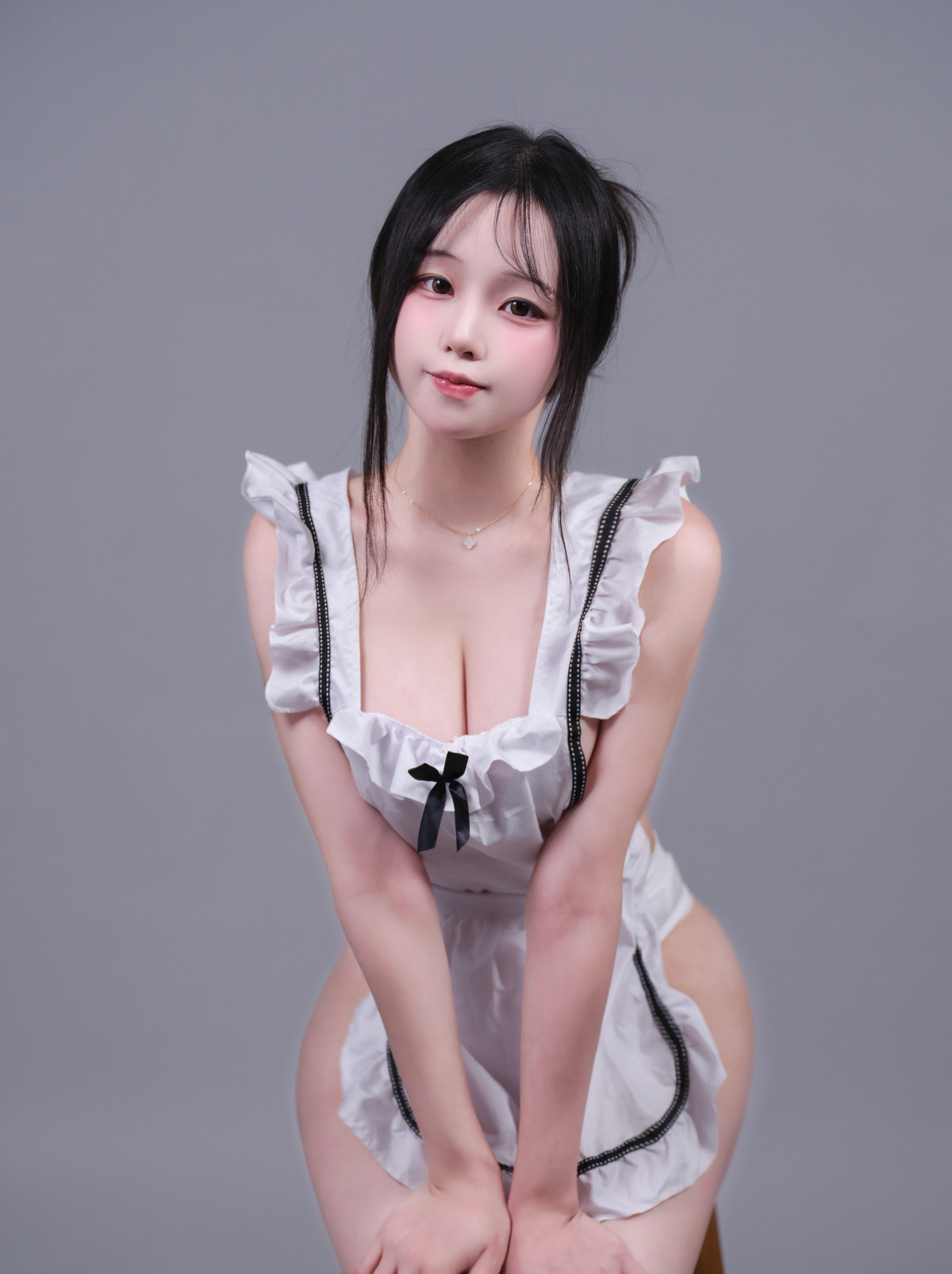 WooU 우유, [Glamarchive] Vol.14 MAID UNIFORMの写真 9