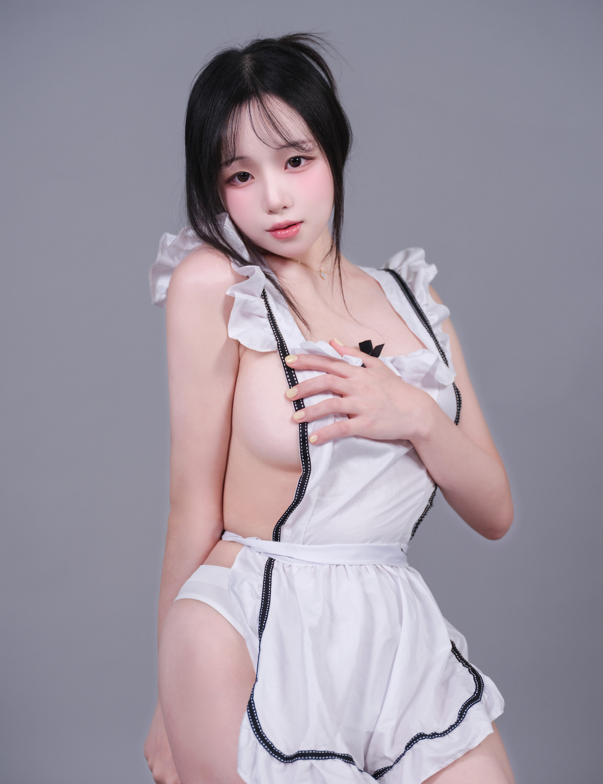 WooU 우유, [Glamarchive] Vol.14 MAID UNIFORMの写真 15
