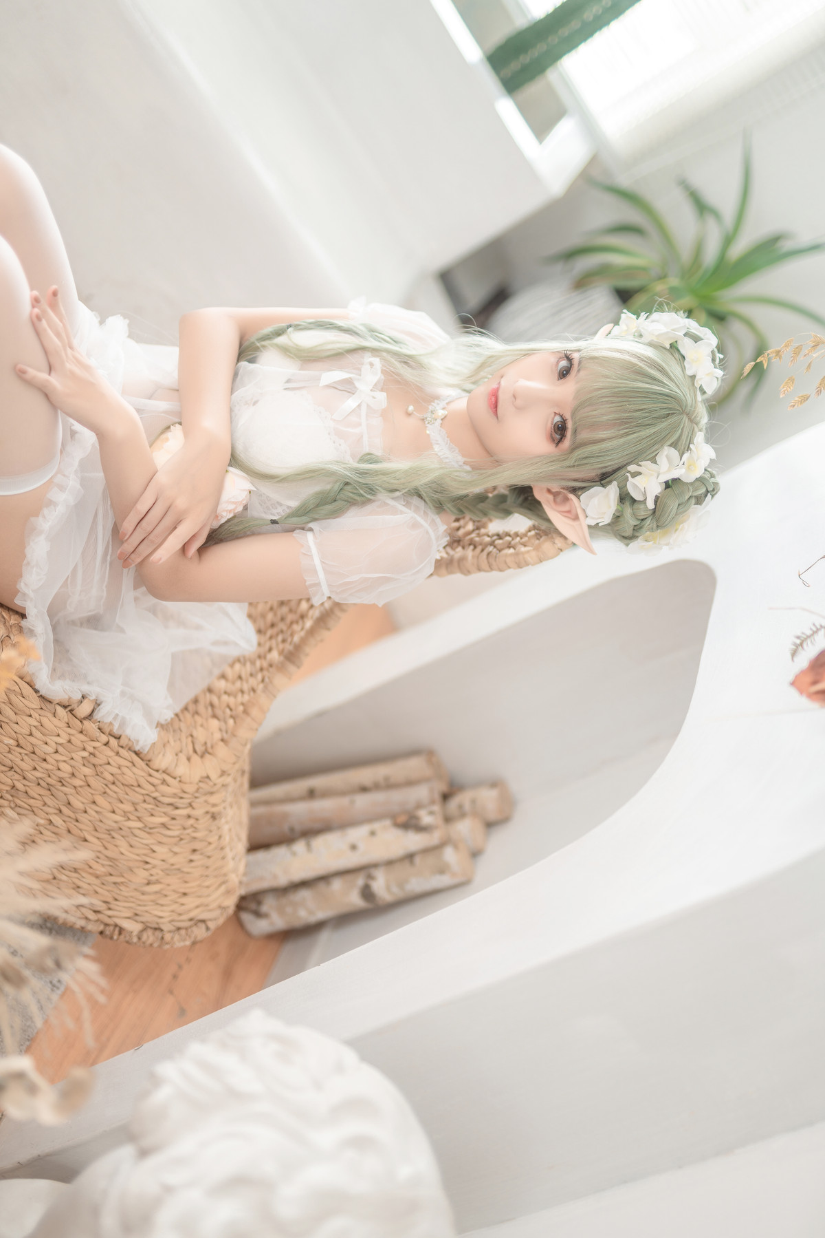 Cosplay 蠢沫沫Chunmomo 《尖耳国度》绿精灵の写真 8