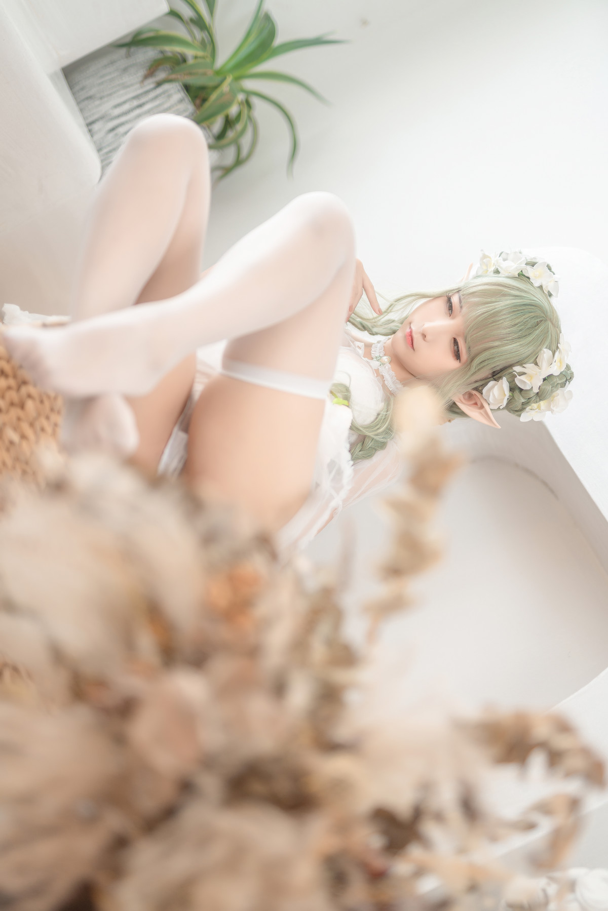 Cosplay 蠢沫沫Chunmomo 《尖耳国度》绿精灵の写真 11