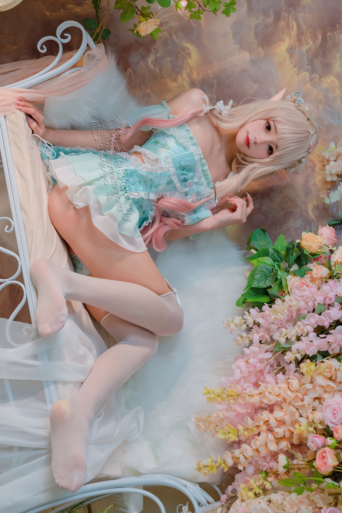 Cosplay 黏黏团子兔 豌豆公主的秘密花房の写真 2