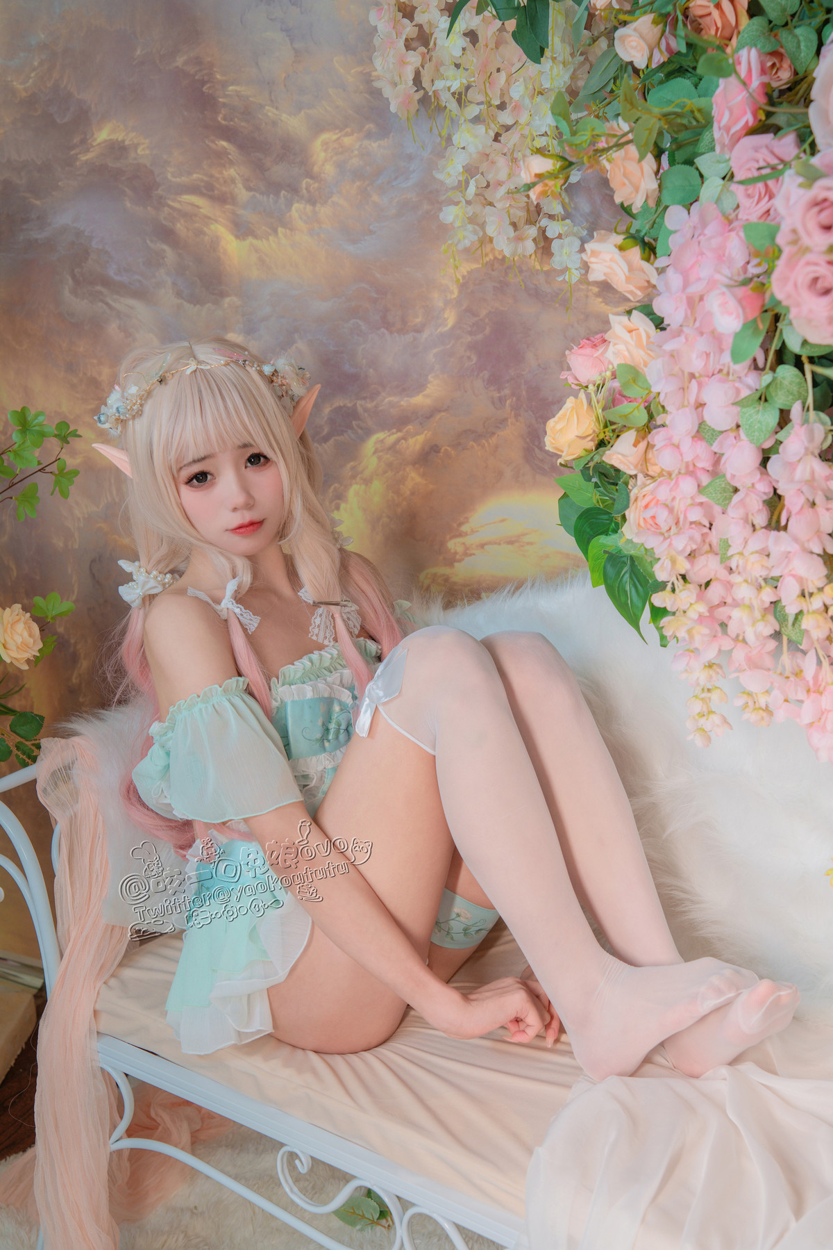 Cosplay 黏黏团子兔 豌豆公主的秘密花房の写真 3