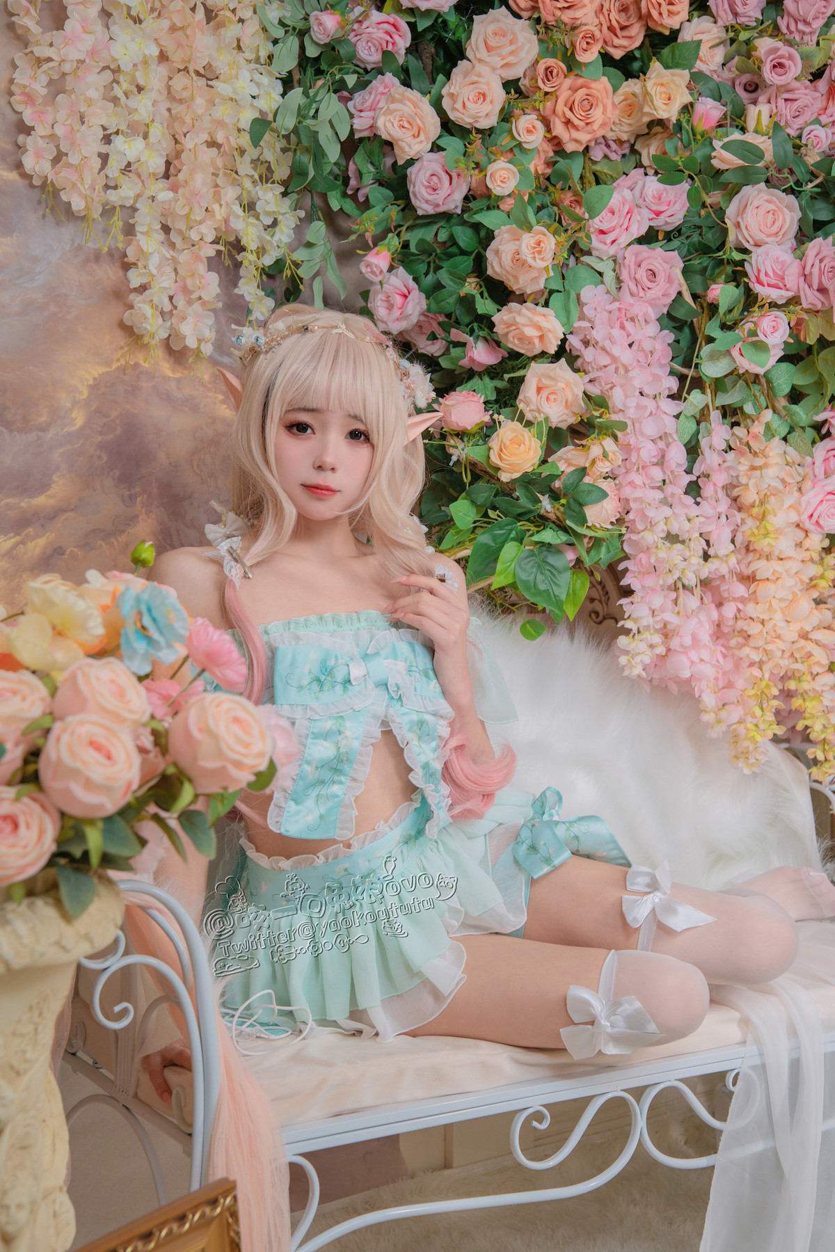 Cosplay 黏黏团子兔 豌豆公主的秘密花房の写真 4