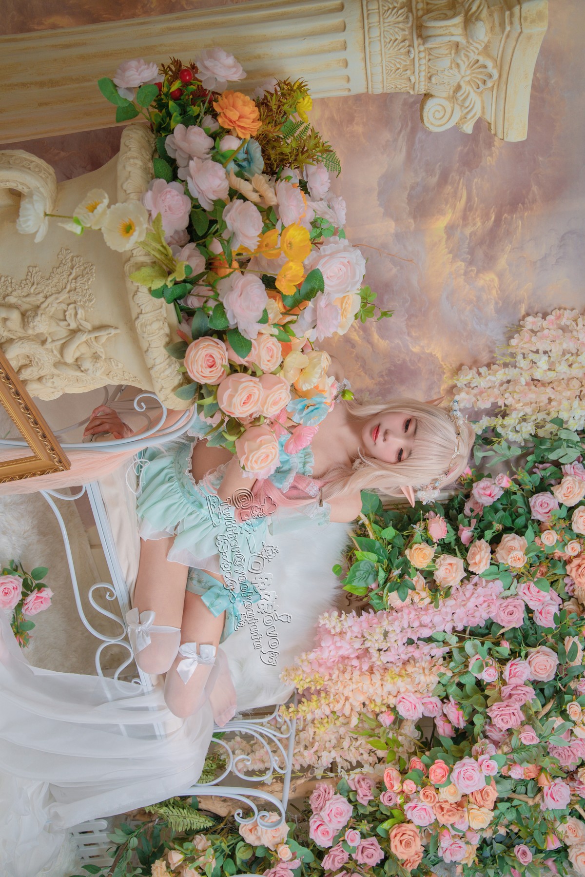 Cosplay 黏黏团子兔 豌豆公主的秘密花房の写真 5
