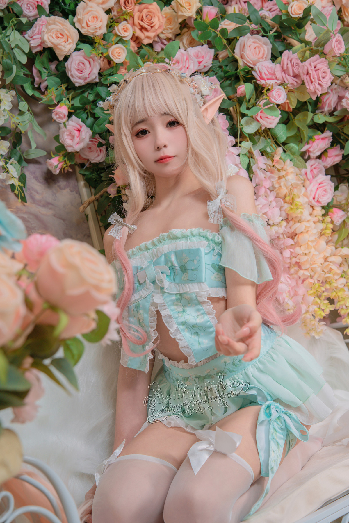 Cosplay 黏黏团子兔 豌豆公主的秘密花房の写真 7