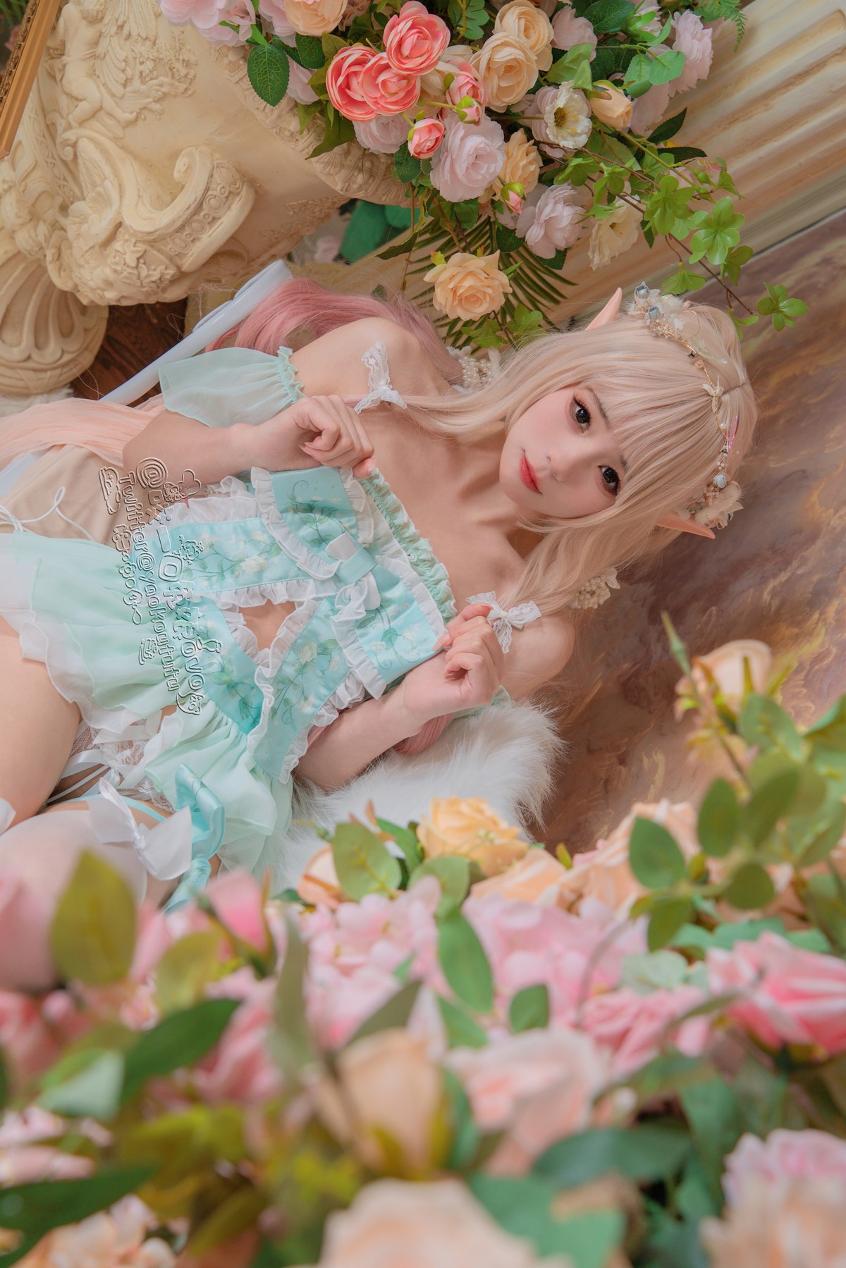 Cosplay 黏黏团子兔 豌豆公主的秘密花房の写真 8