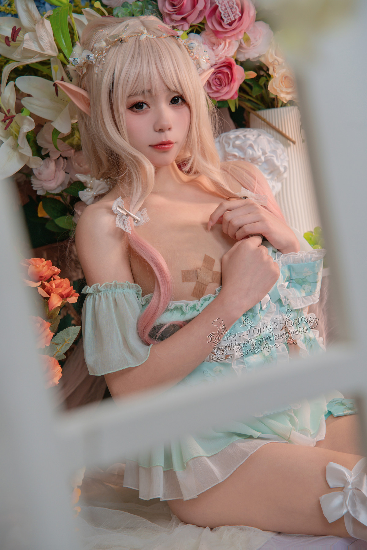 Cosplay 黏黏团子兔 豌豆公主的秘密花房の写真 15