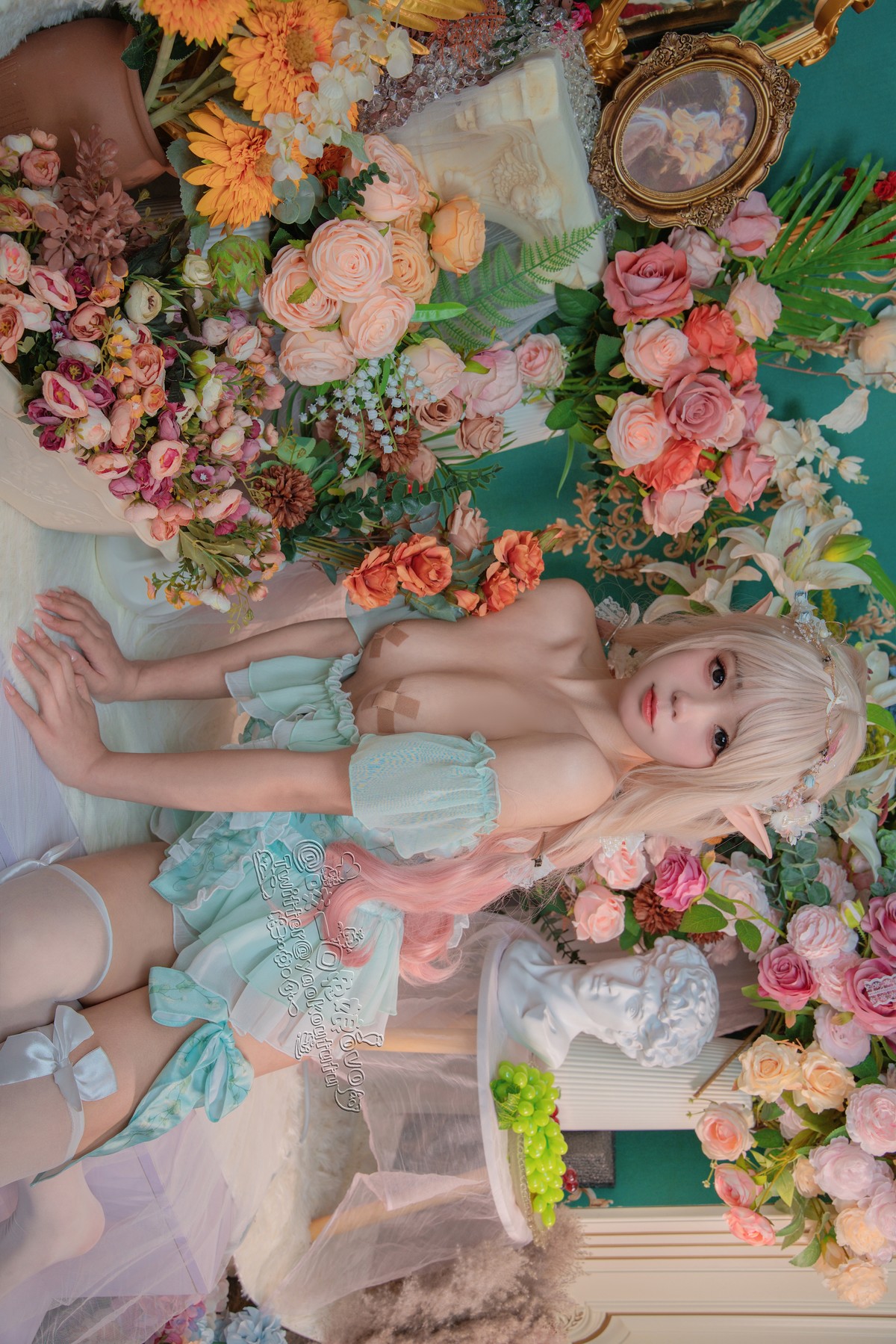Cosplay 黏黏团子兔 豌豆公主的秘密花房の写真 17
