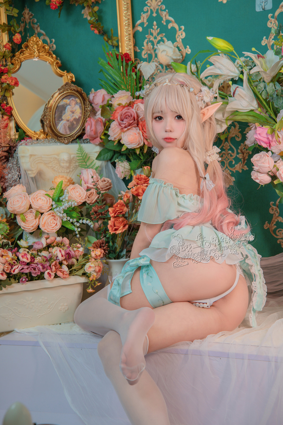 Cosplay 黏黏团子兔 豌豆公主的秘密花房の写真 18