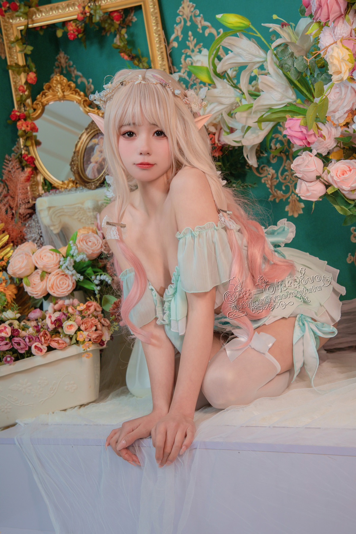 Cosplay 黏黏团子兔 豌豆公主的秘密花房の写真 23