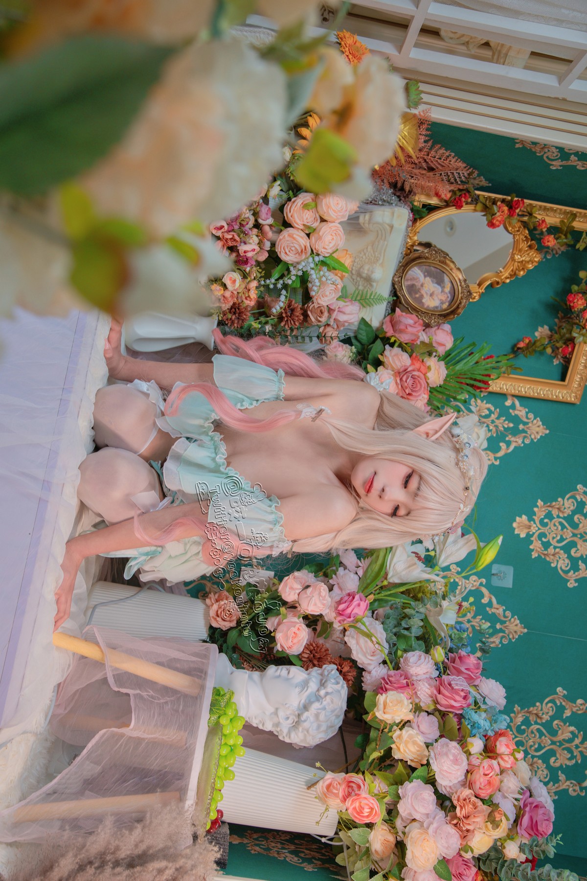 Cosplay 黏黏团子兔 豌豆公主的秘密花房の写真 24