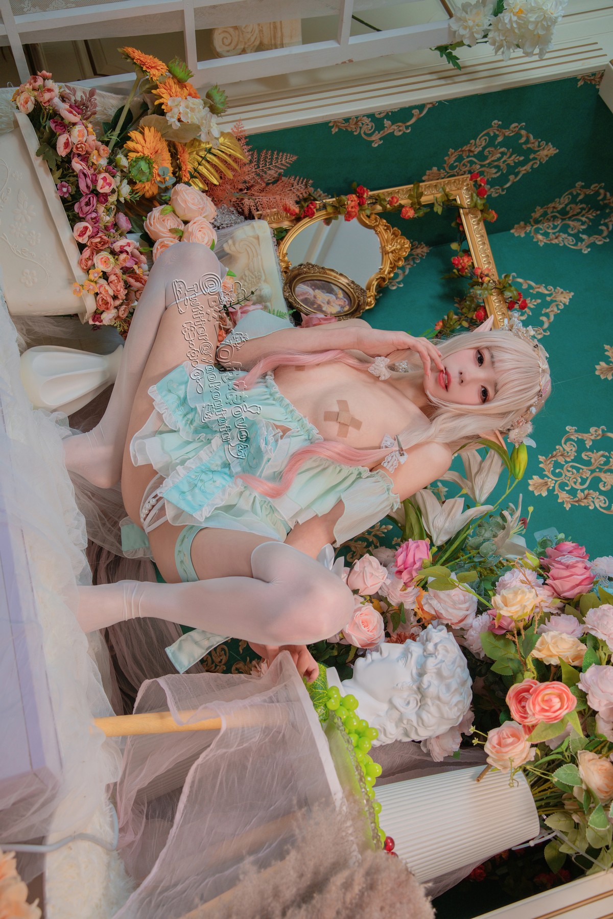 Cosplay 黏黏团子兔 豌豆公主的秘密花房の写真 27